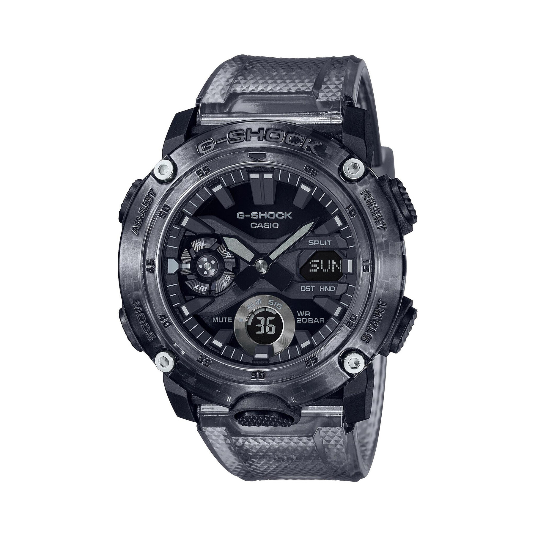 G-Shock Часовник GA-2000SKE-8AER Черен - Pepit.bg