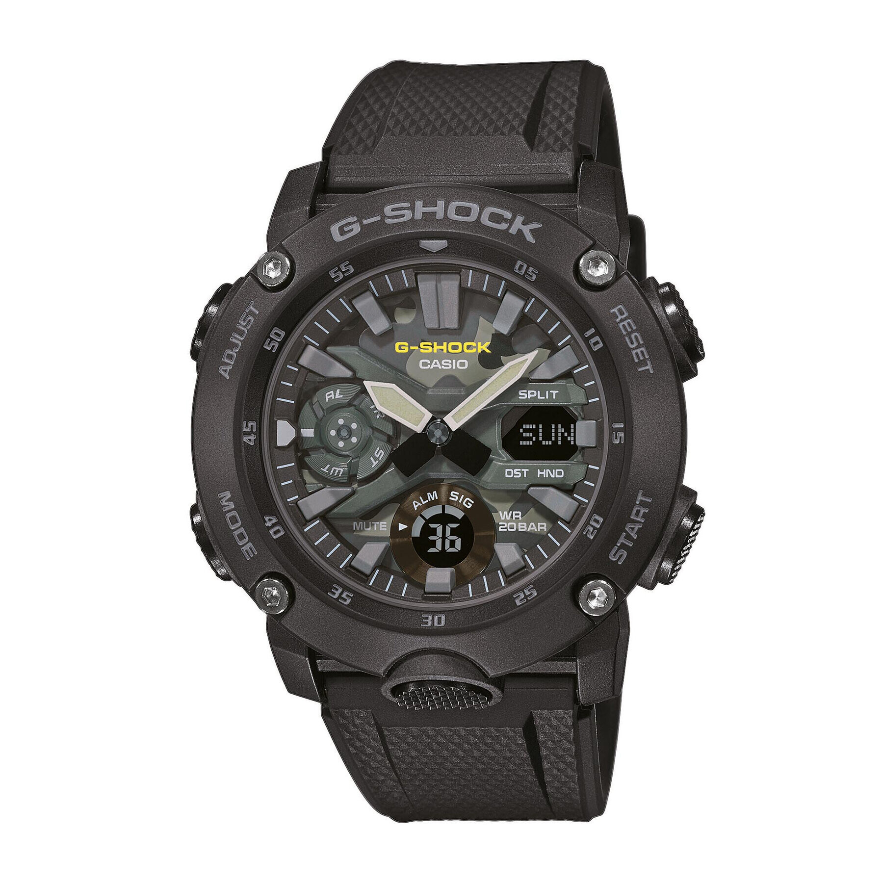 G-Shock Часовник GA-2000SU-1AER Черен - Pepit.bg