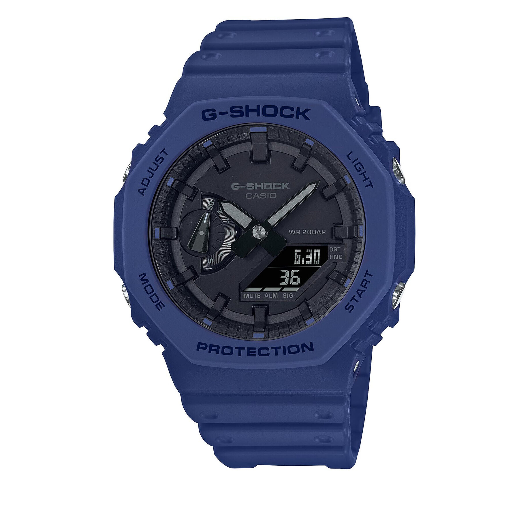G-Shock Часовник GA-2100-2AER Тъмносин - Pepit.bg