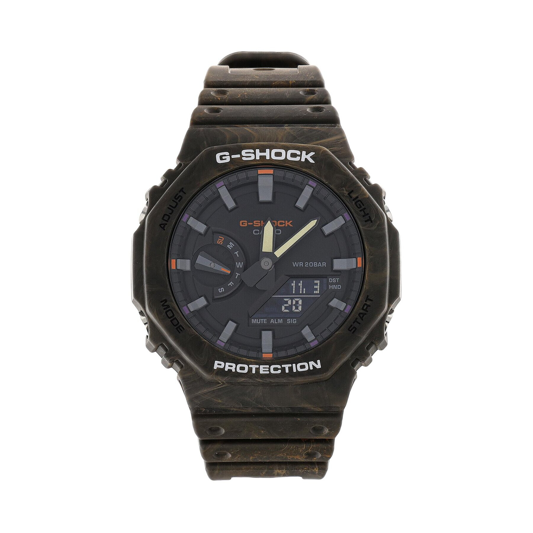 G-Shock Часовник GA-2100FR-5AER Кафяв - Pepit.bg