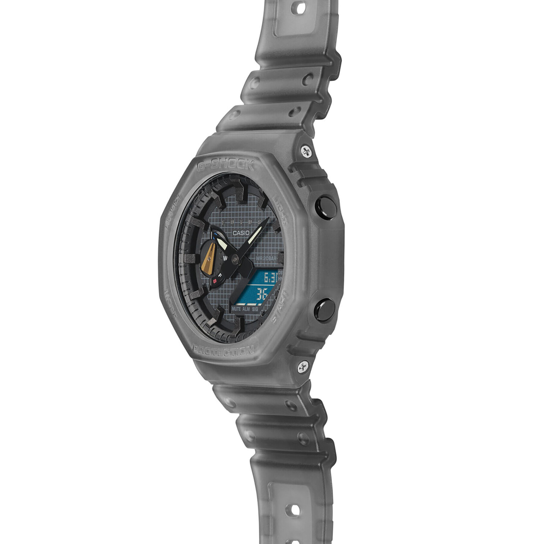 G-Shock Часовник GA-2100FT -8AER Сив - Pepit.bg