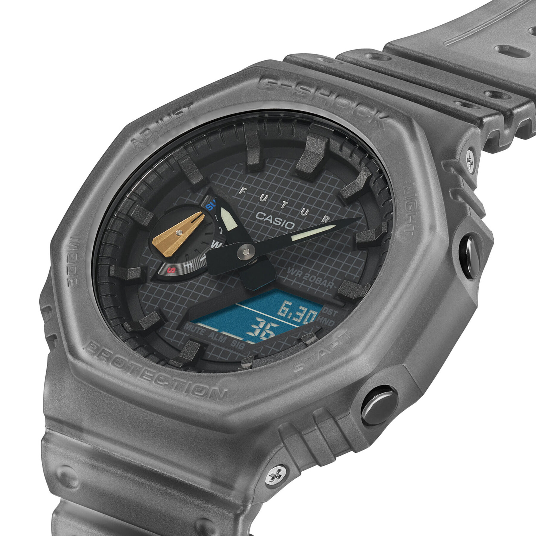 G-Shock Часовник GA-2100FT -8AER Сив - Pepit.bg