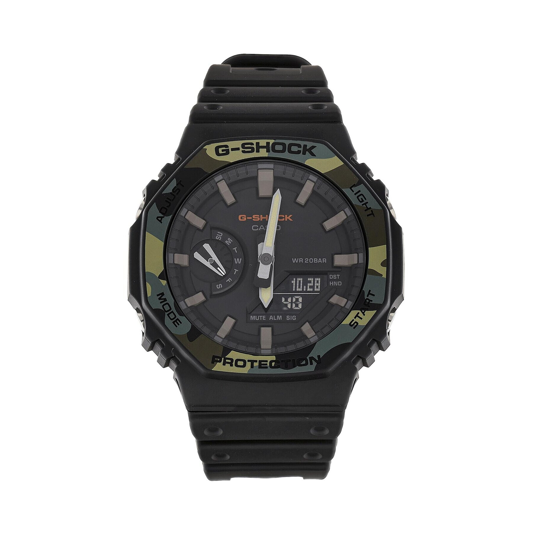 G-Shock Часовник GA-2100SU-1AER Черен - Pepit.bg