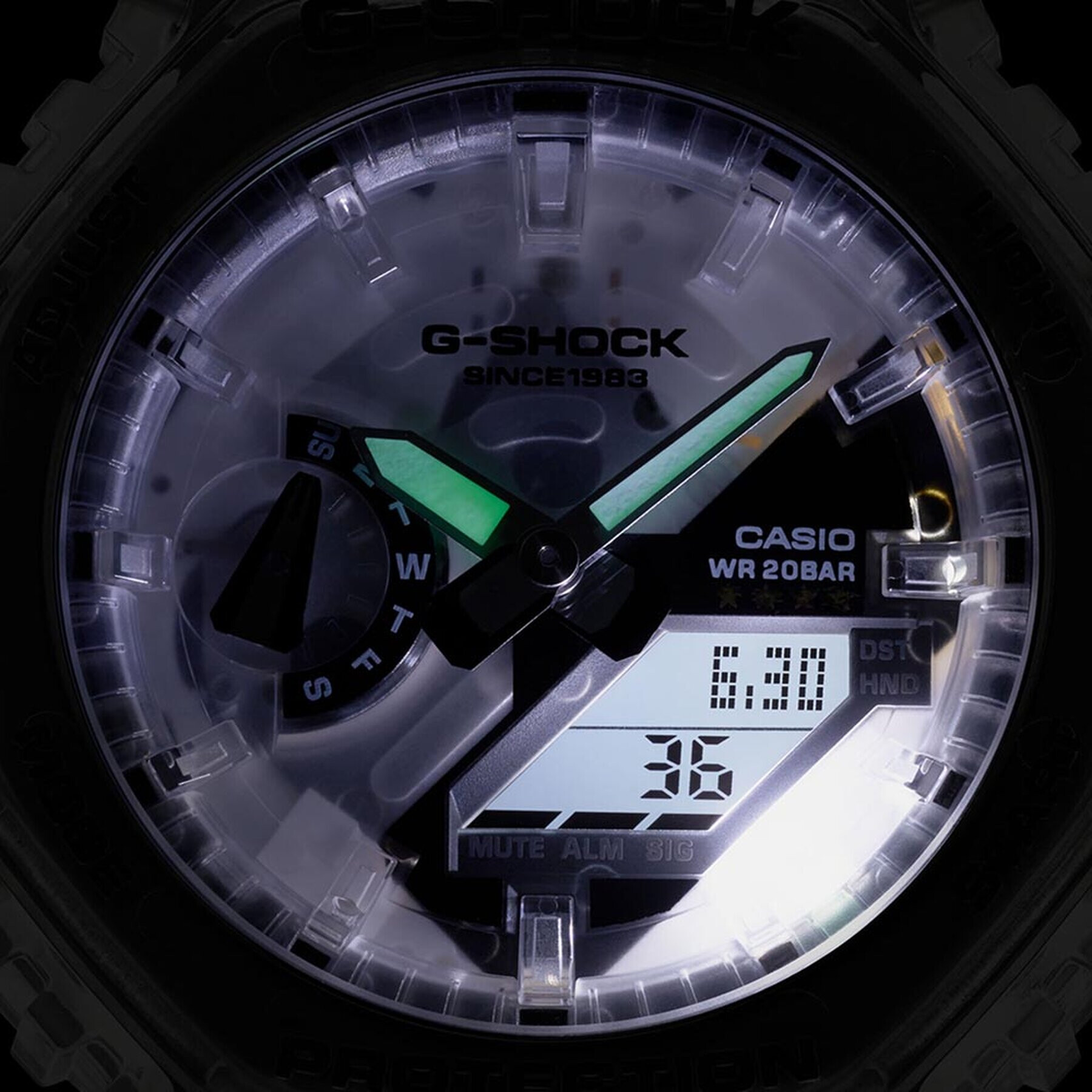 G-Shock Часовник GA-2140RX-7AER Прозрачен - Pepit.bg
