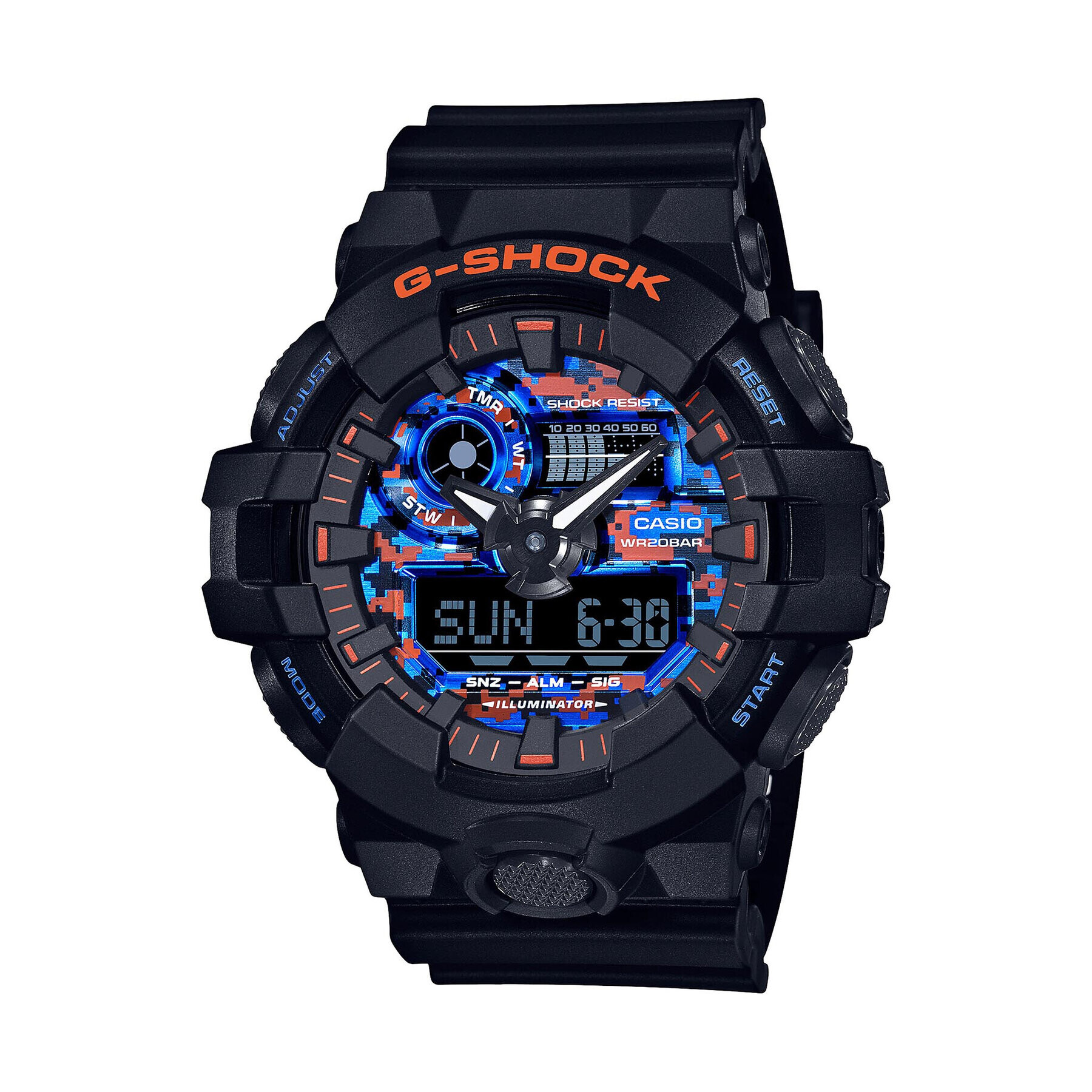 G-Shock Часовник GA-700CT-1AER Черен - Pepit.bg