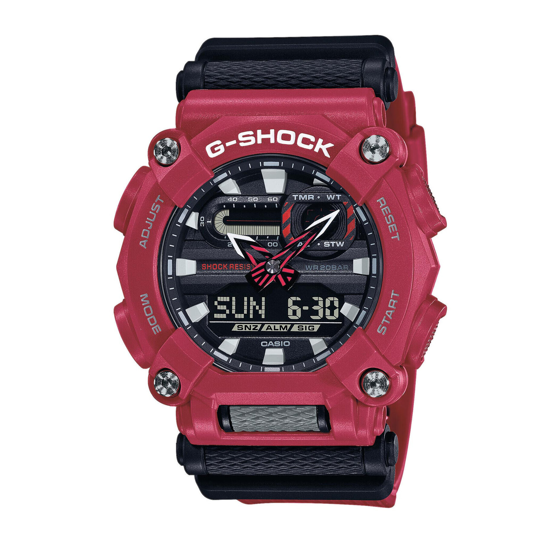 G-Shock Часовник GA-900-4AER Червен - Pepit.bg