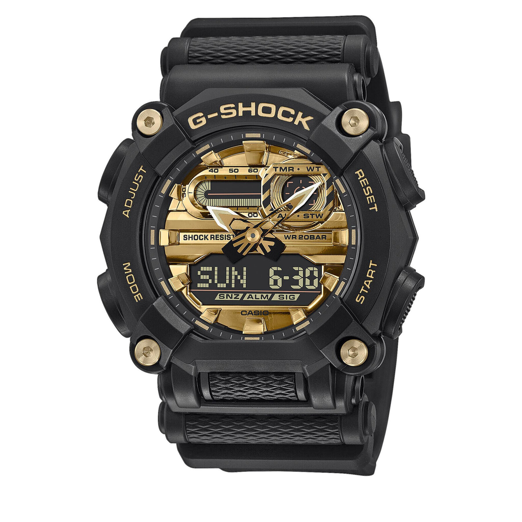 G-Shock Часовник GA-900AG-1AER Черен - Pepit.bg