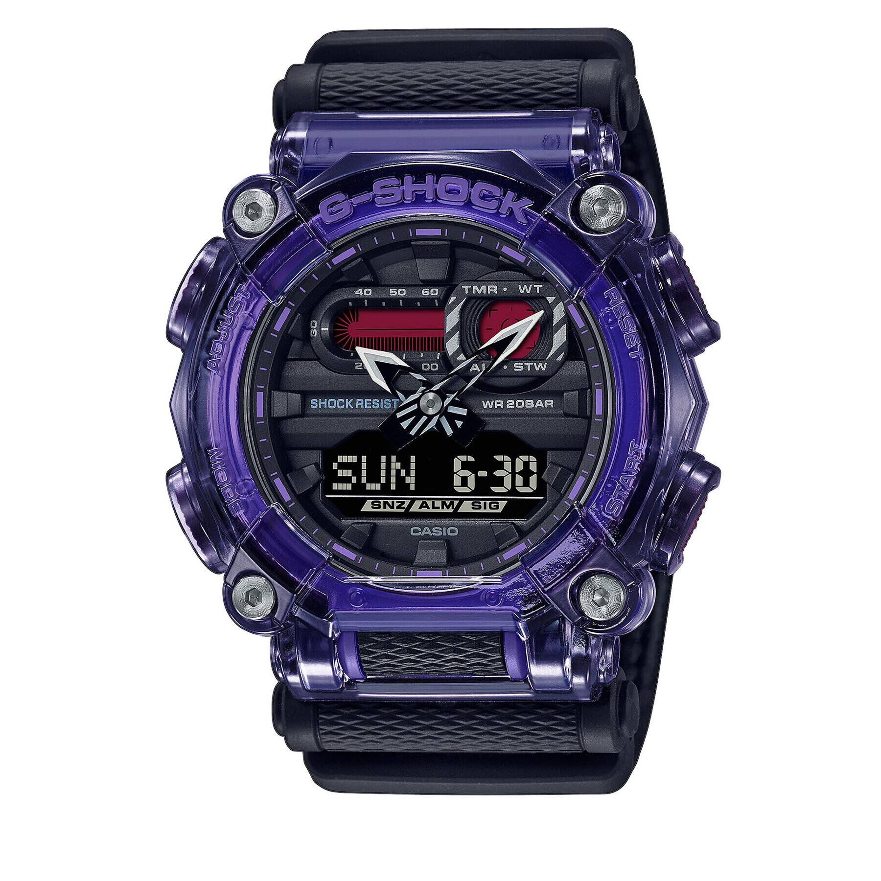 G-Shock Часовник GA-900TS-6AER Виолетов - Pepit.bg
