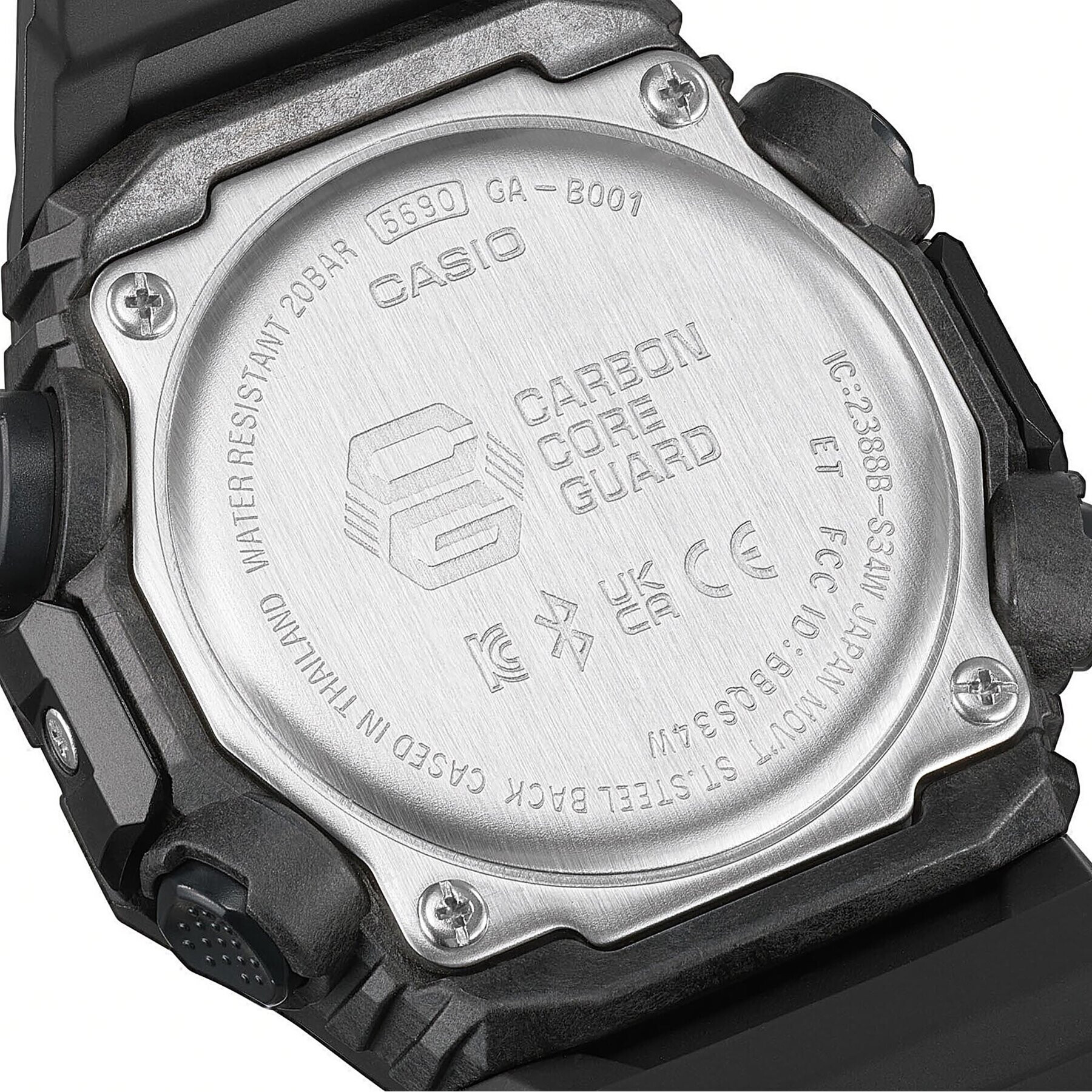 G-Shock Часовник GA-B001-1AER Черен - Pepit.bg