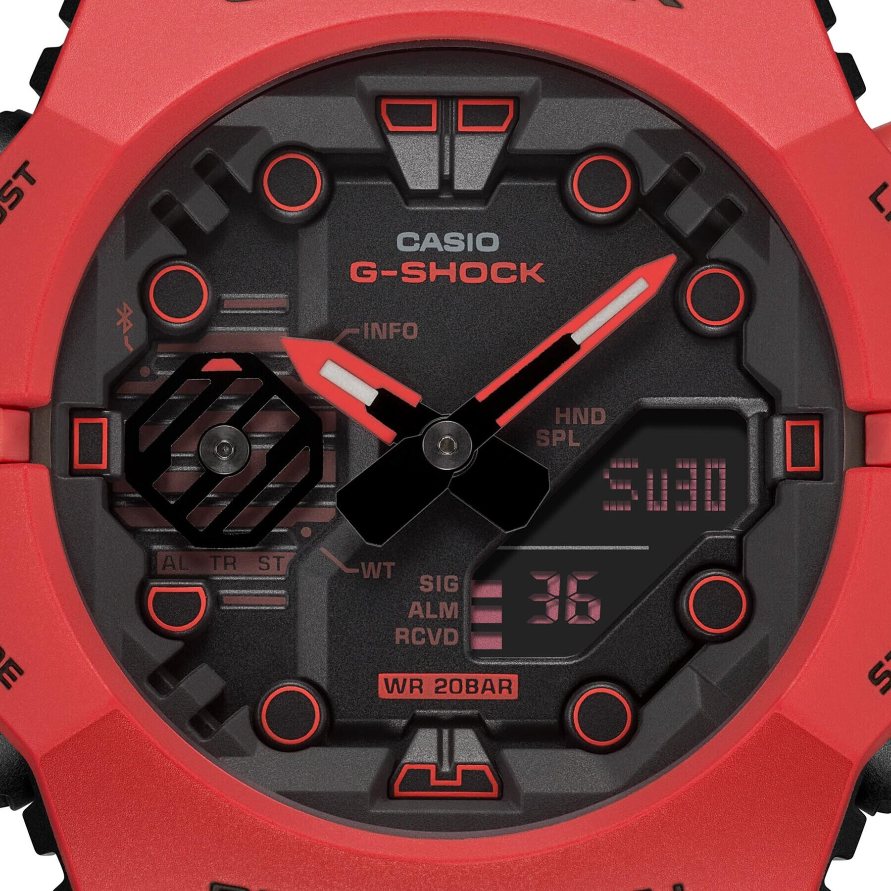 G-Shock Часовник GA-B001-4AER Червен - Pepit.bg