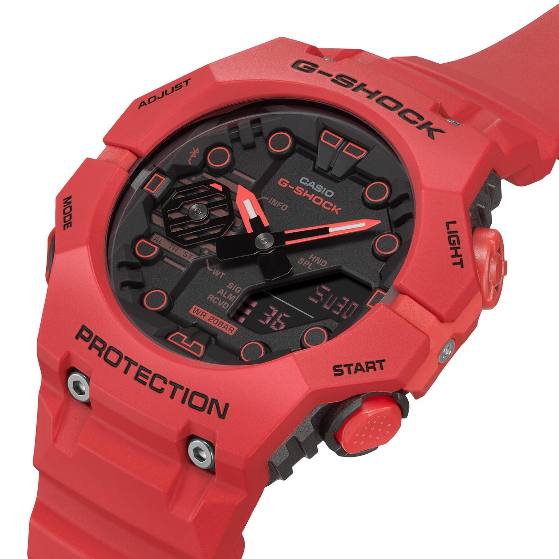 G-Shock Часовник GA-B001-4AER Червен - Pepit.bg