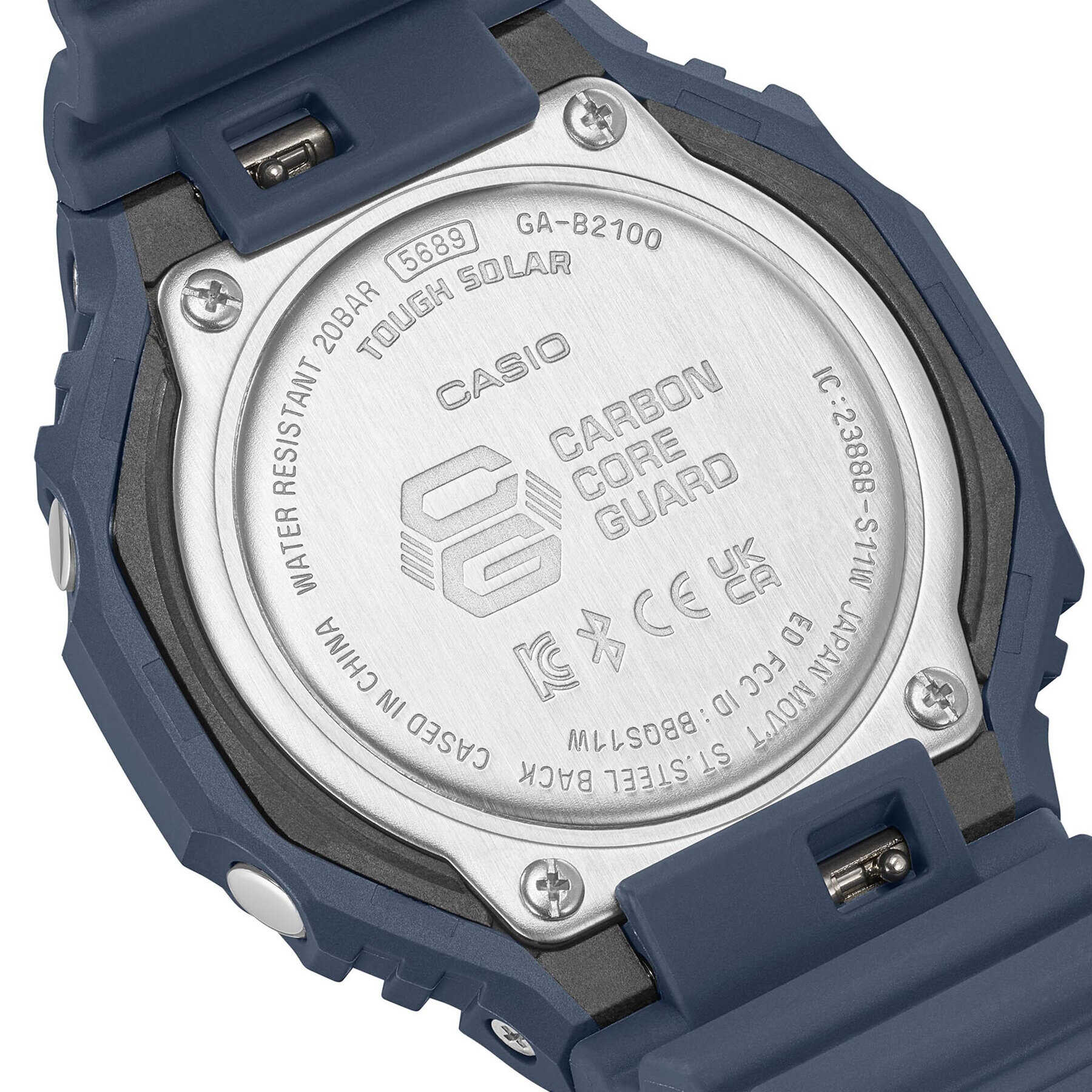 G-Shock Часовник GA-B2100-2AER Тъмносин - Pepit.bg