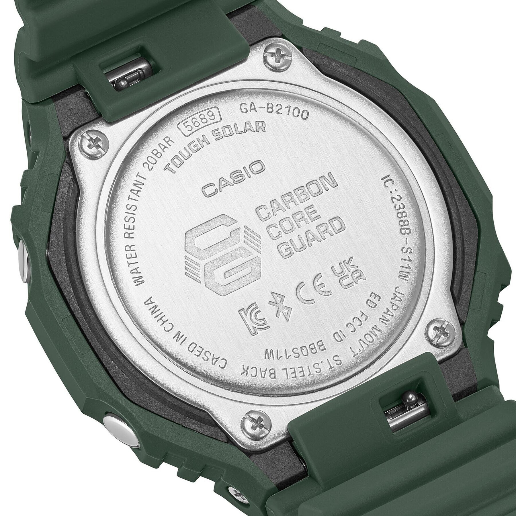 G-Shock Часовник GA-B2100-3AER Зелен - Pepit.bg