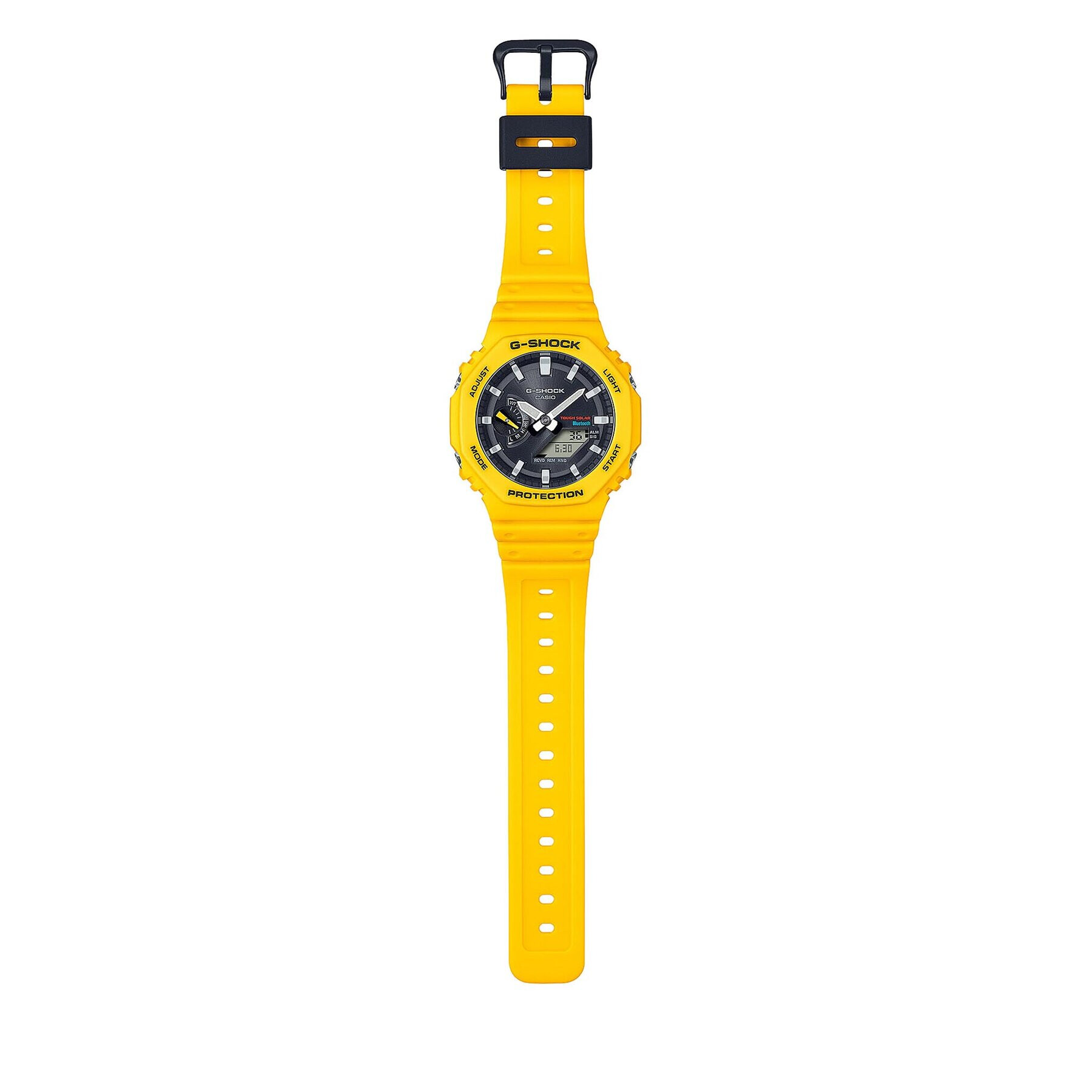 G-Shock Часовник GA-B2100C-9AER Жълт - Pepit.bg