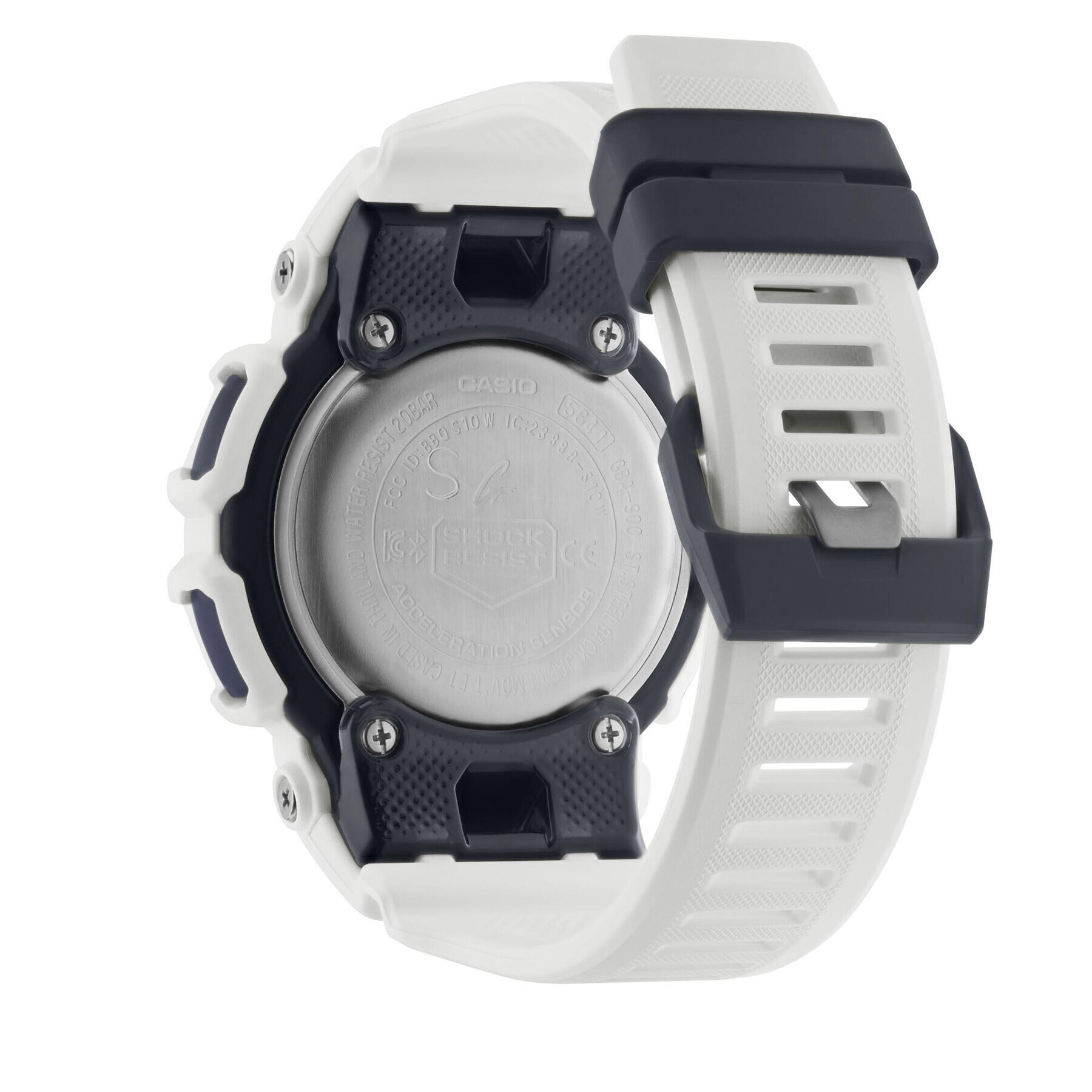 G-Shock Часовник GBA-900-7AER Бял - Pepit.bg