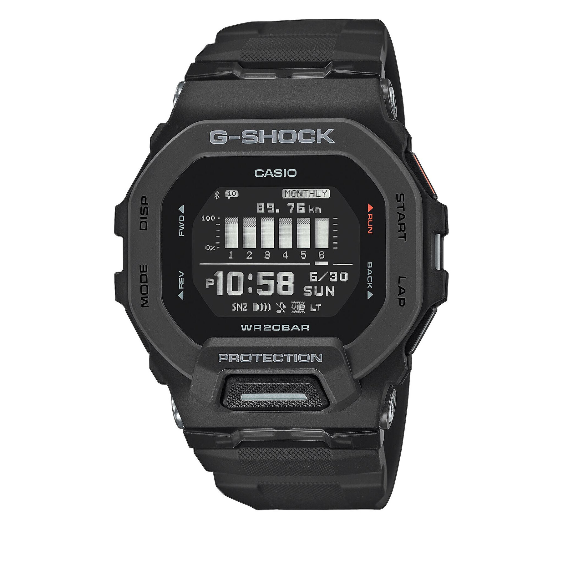 G-Shock Часовник GBD-200-1ER Черен - Pepit.bg