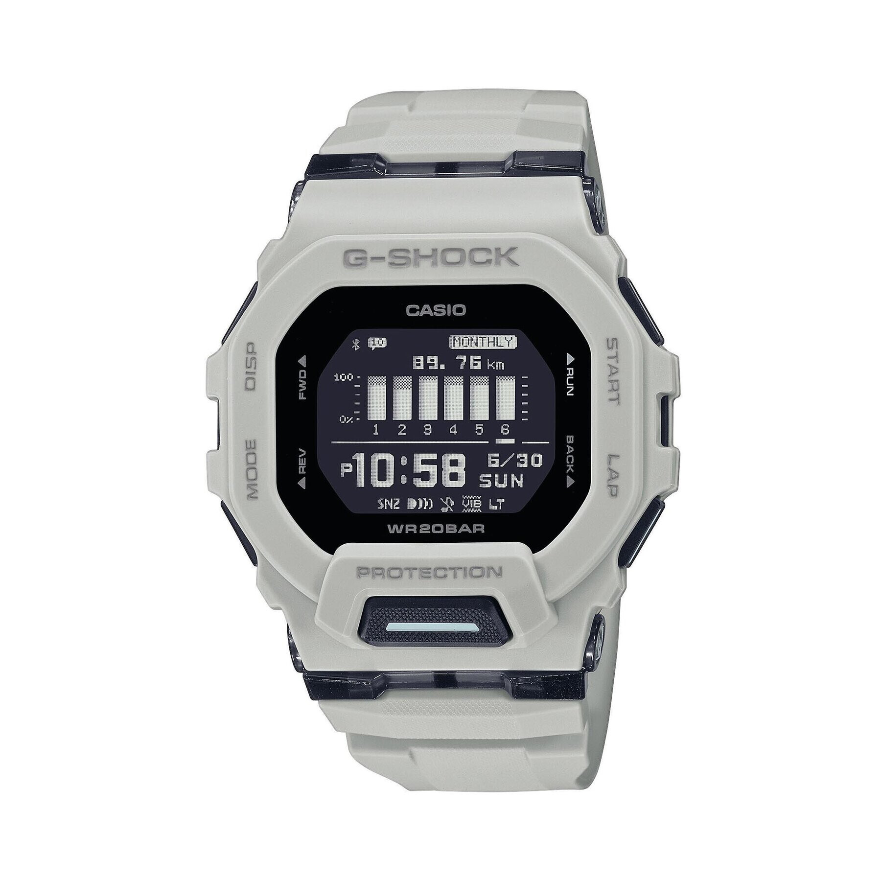 G-Shock Часовник GBD-200UU-9ER Бял - Pepit.bg