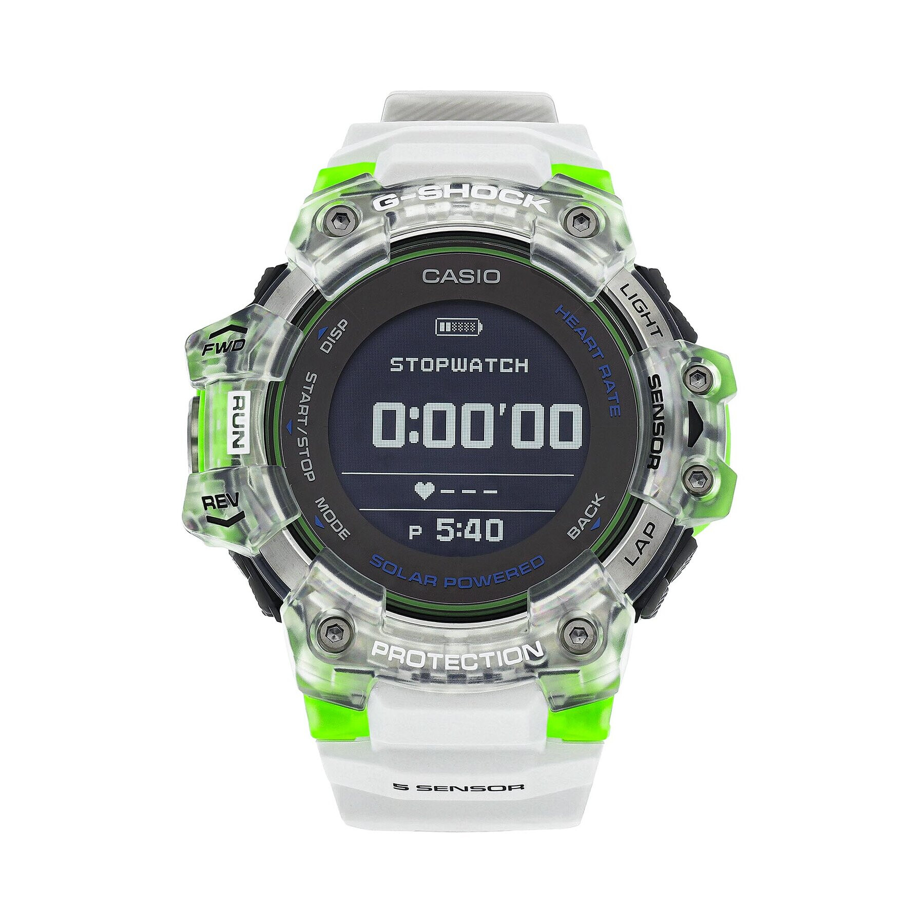 G-Shock Часовник GBD-H1000-7A9ER Бял - Pepit.bg