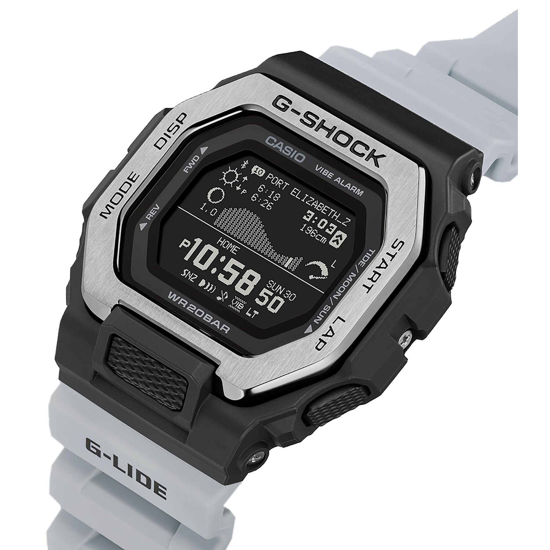 G-Shock Часовник GBX-100TT-8ER Сив - Pepit.bg