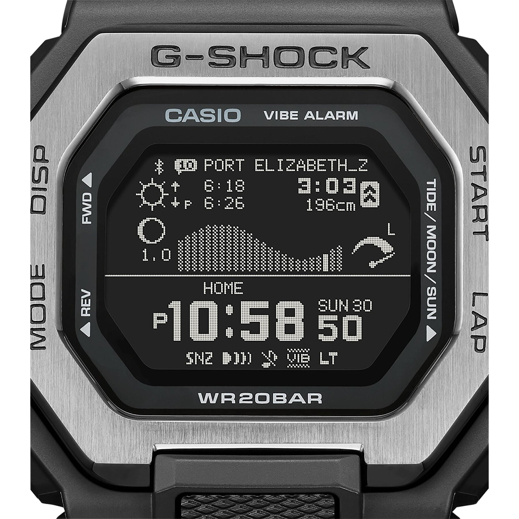 G-Shock Часовник GBX-100TT-8ER Сив - Pepit.bg