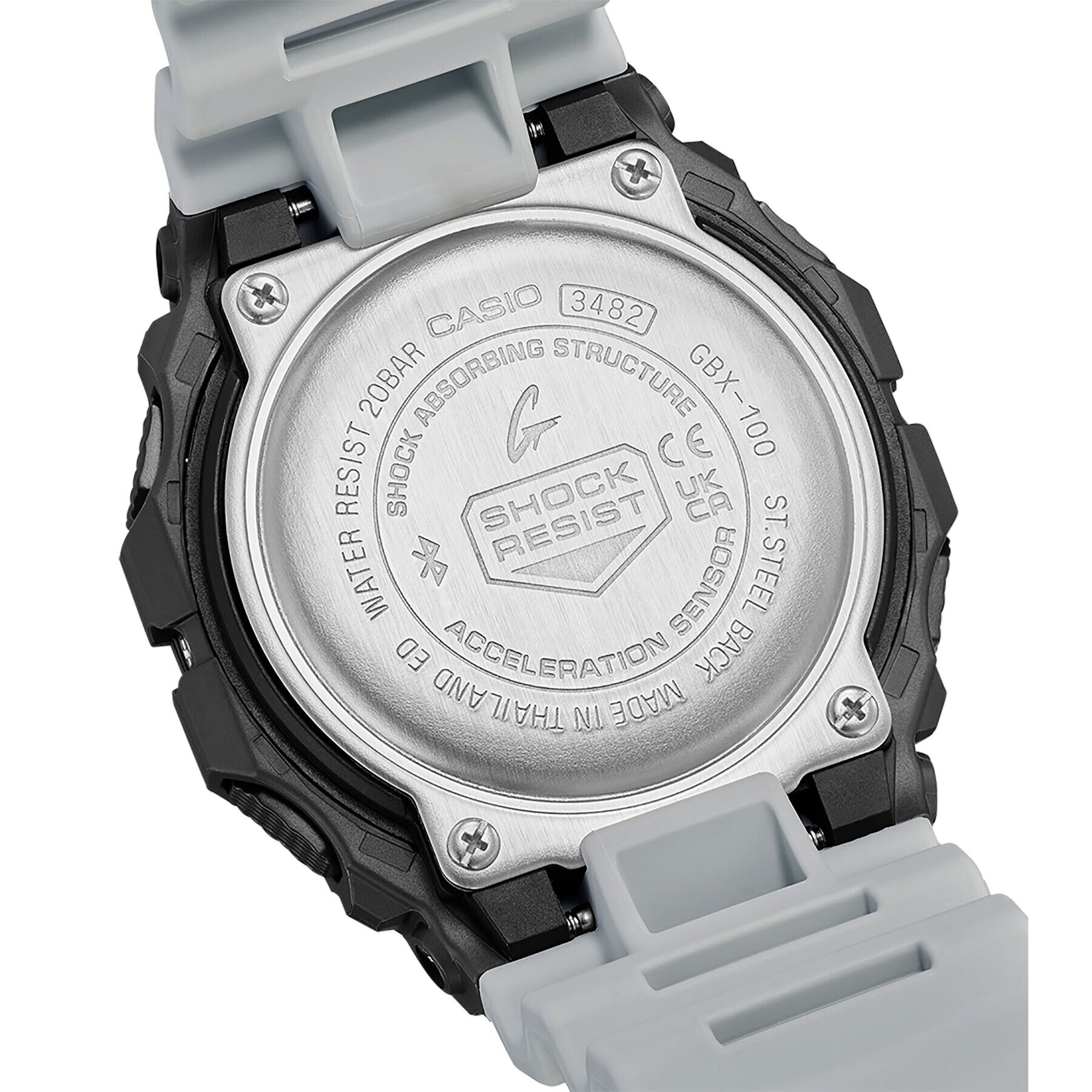 G-Shock Часовник GBX-100TT-8ER Сив - Pepit.bg