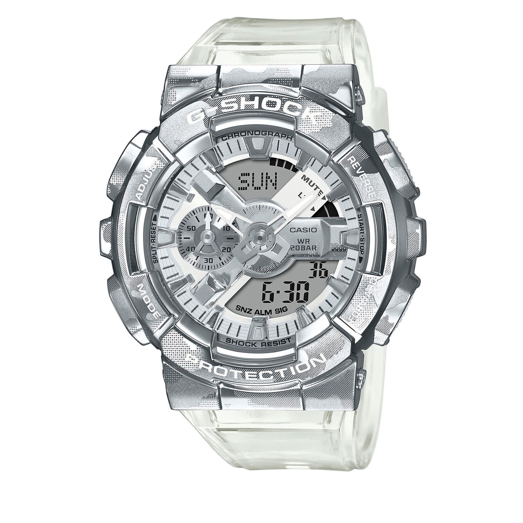 G-Shock Часовник GM-110SCM-1AER Сребрист - Pepit.bg