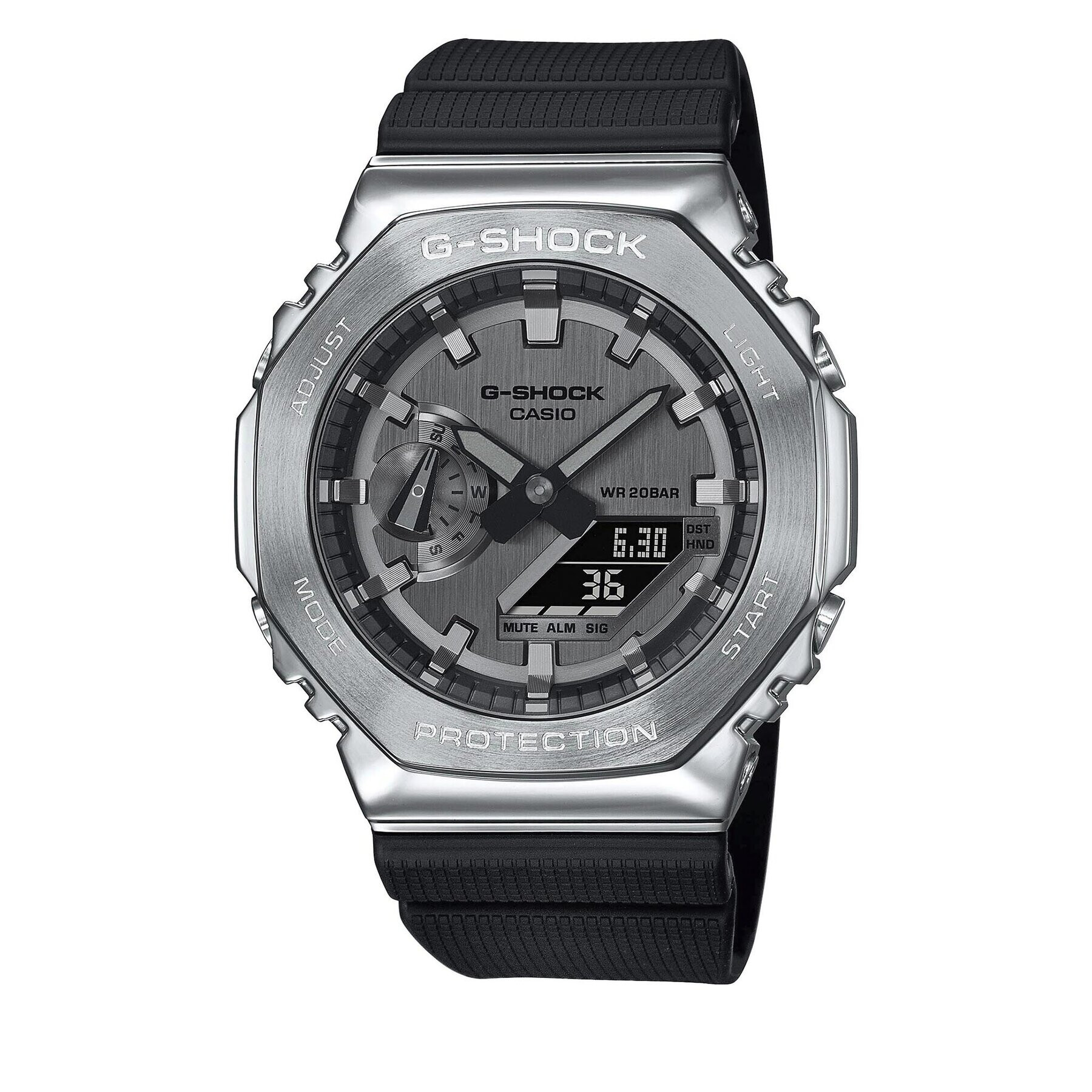 G-Shock Часовник GM-2100-1AER Черен - Pepit.bg