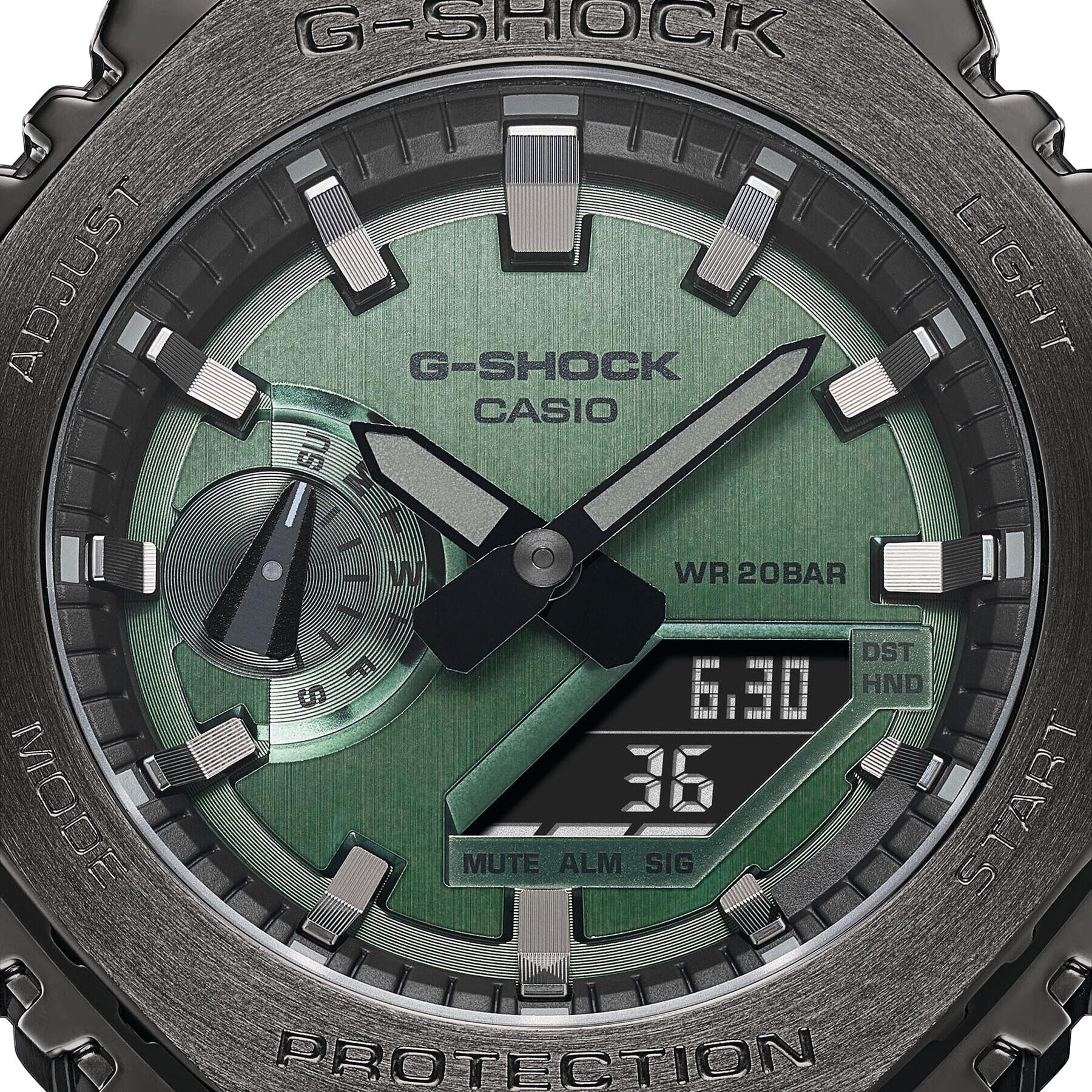 G-Shock Часовник GM-2100B-3AER Зелен - Pepit.bg