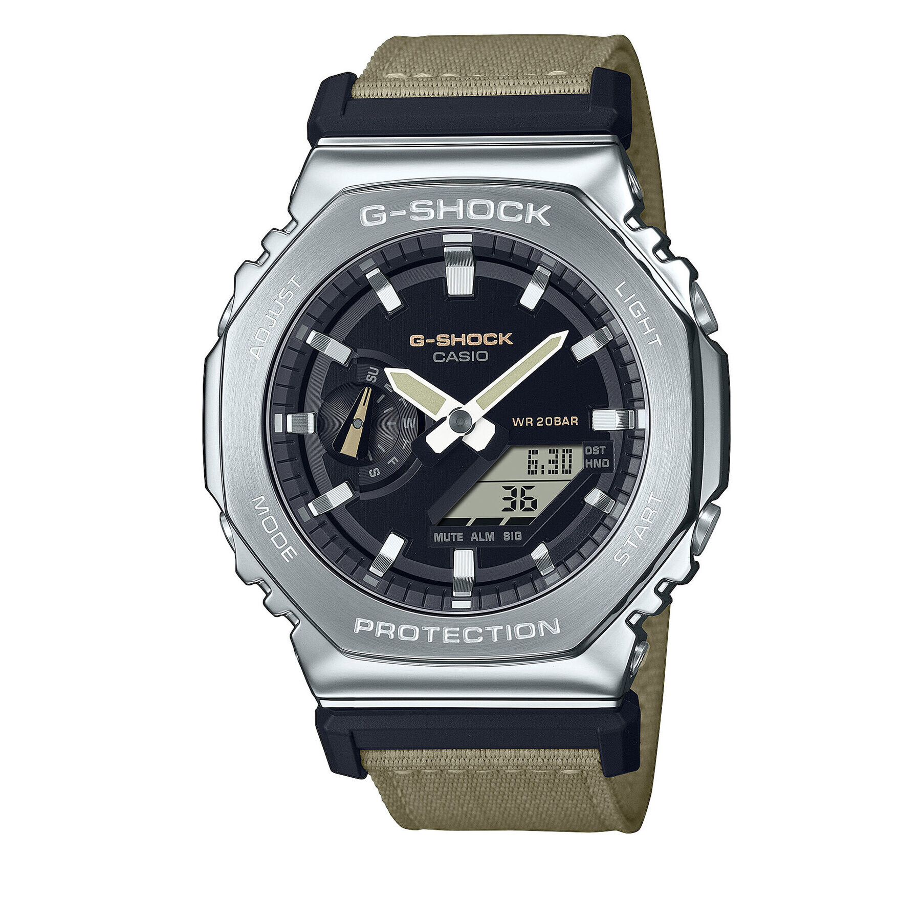 G-Shock Часовник GM-2100C -5AER Сребрист - Pepit.bg
