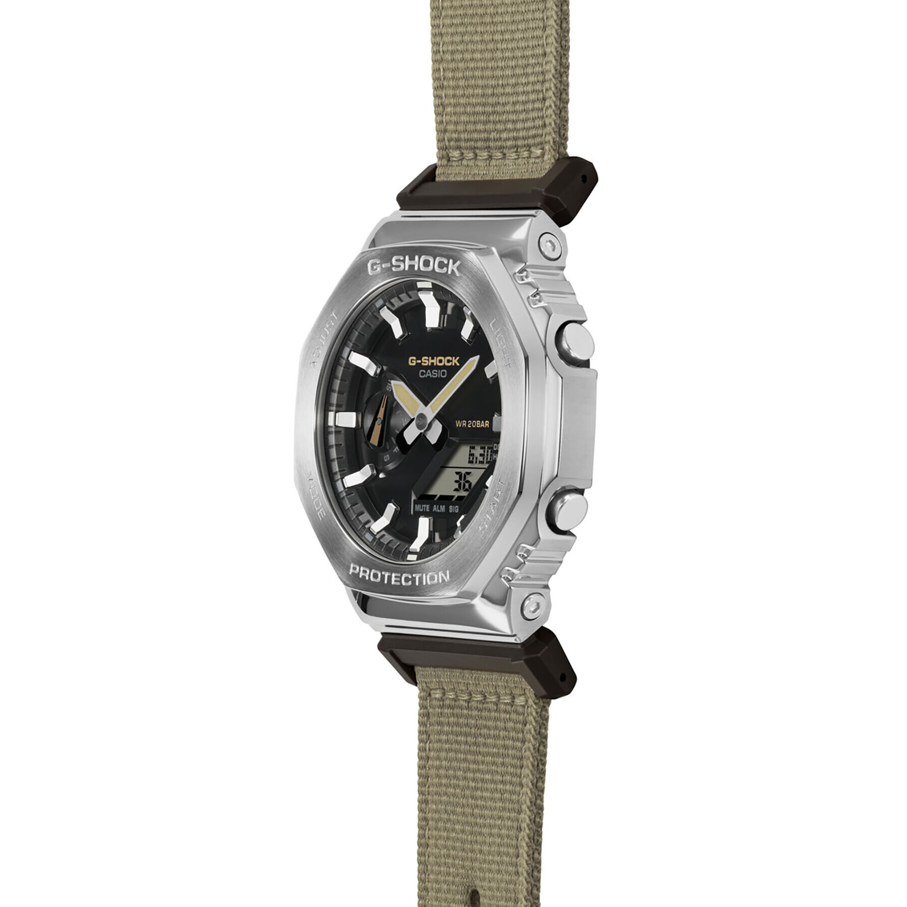 G-Shock Часовник GM-2100C -5AER Сребрист - Pepit.bg