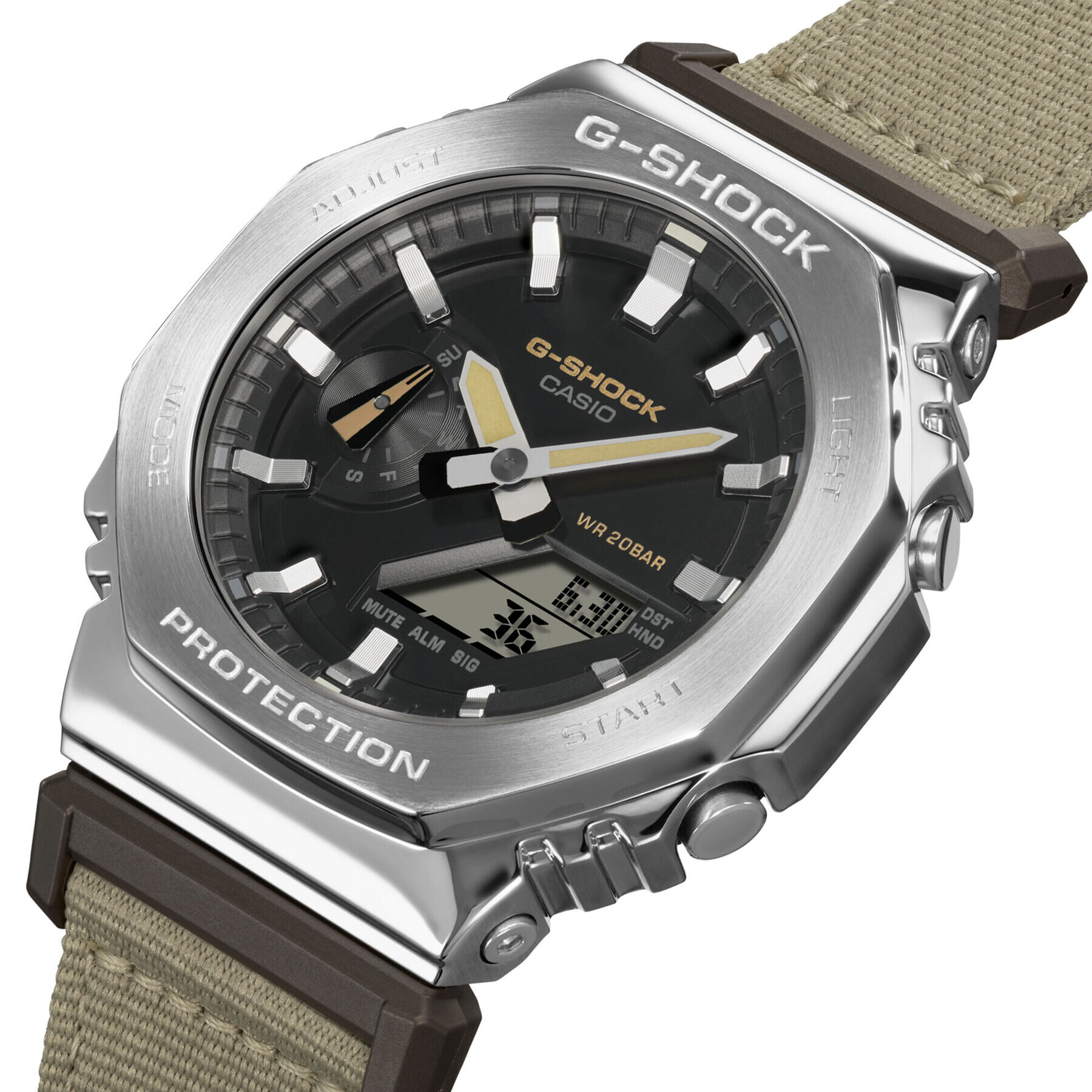 G-Shock Часовник GM-2100C -5AER Сребрист - Pepit.bg