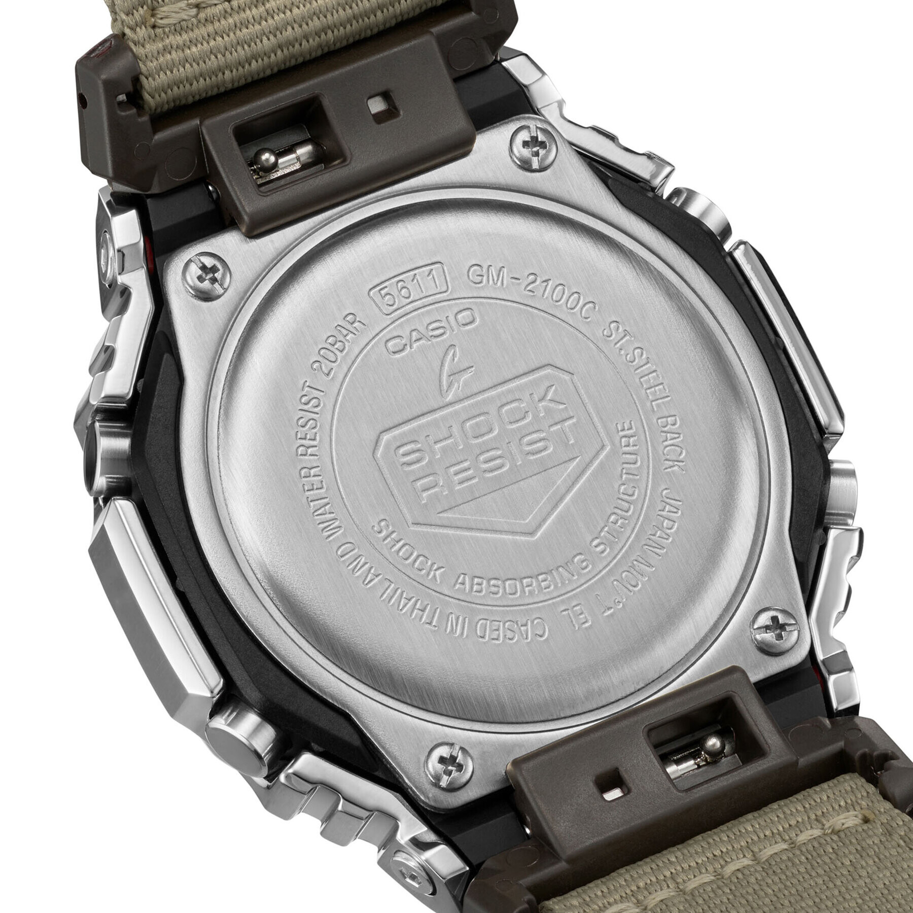 G-Shock Часовник GM-2100C -5AER Сребрист - Pepit.bg
