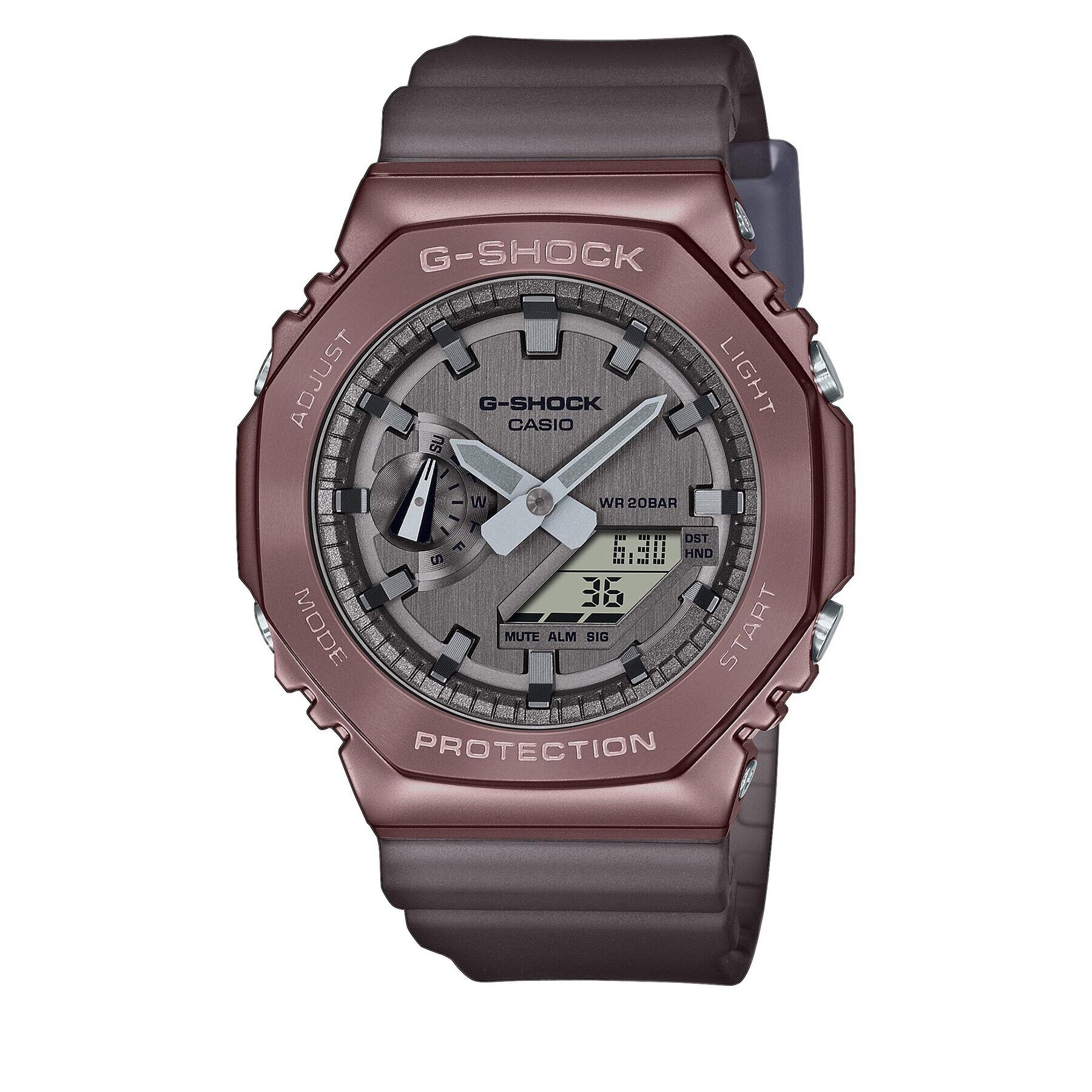 G-Shock Часовник GM-2100MF-5AER Кафяв - Pepit.bg