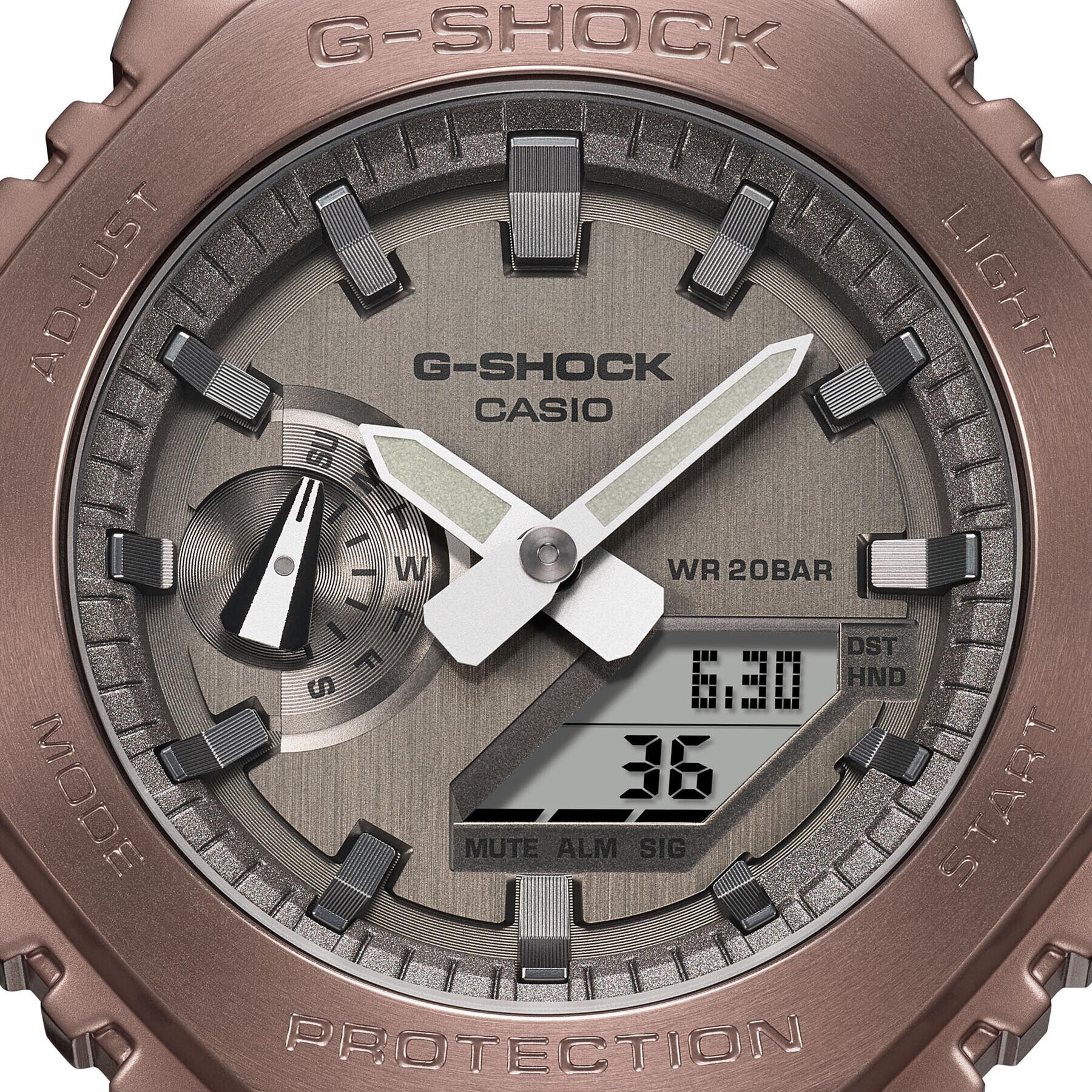 G-Shock Часовник GM-2100MF-5AER Кафяв - Pepit.bg