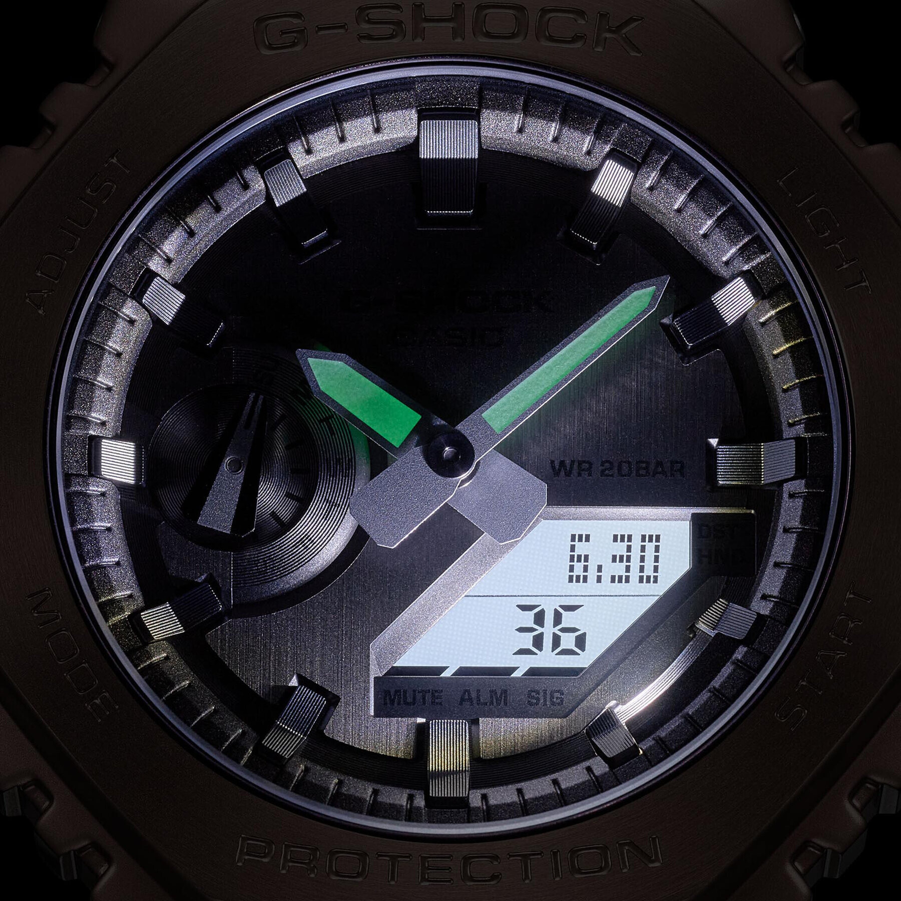 G-Shock Часовник GM-2100MF-5AER Кафяв - Pepit.bg