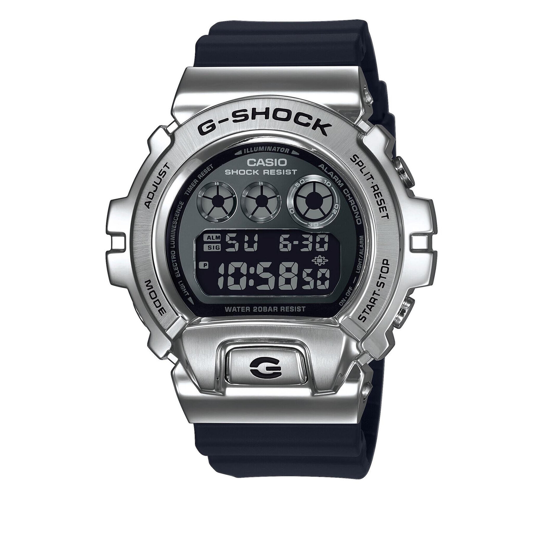 G-Shock Часовник GM-6900-1ER Черен - Pepit.bg