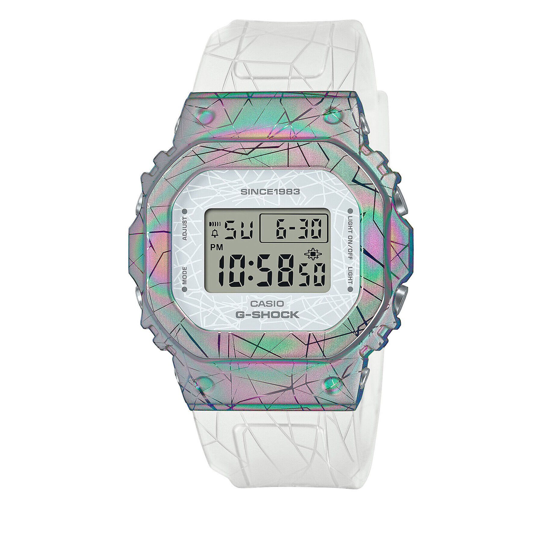 G-Shock Часовник GM-S5640GEM-7ER Бял - Pepit.bg