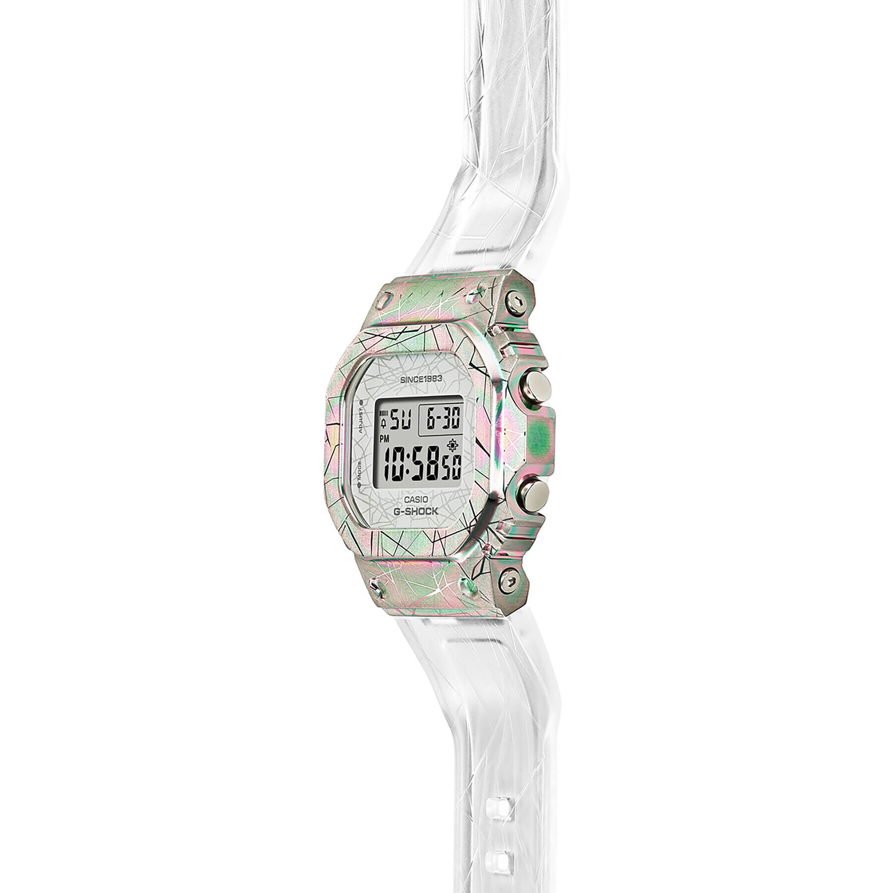 G-Shock Часовник GM-S5640GEM-7ER Бял - Pepit.bg
