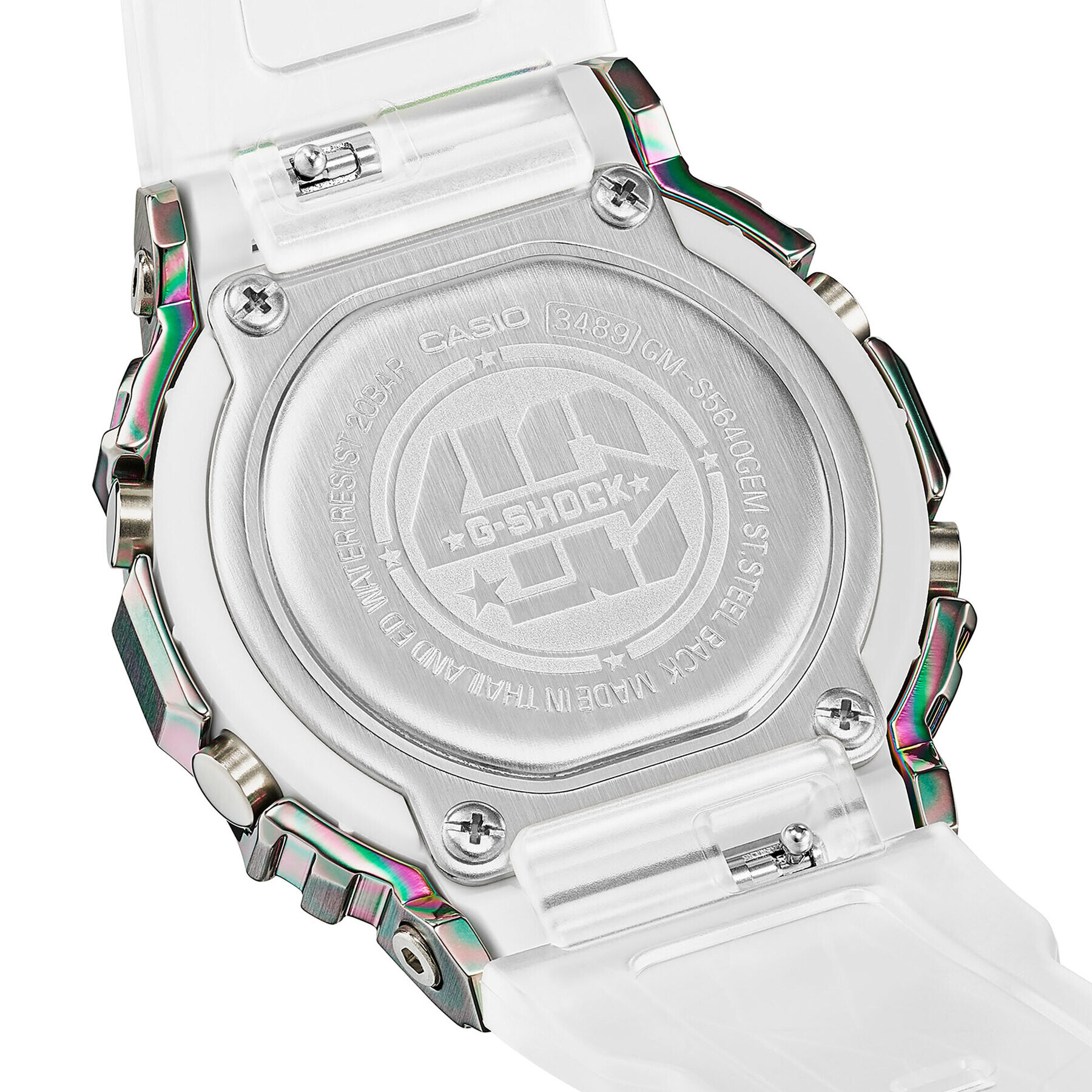 G-Shock Часовник GM-S5640GEM-7ER Бял - Pepit.bg