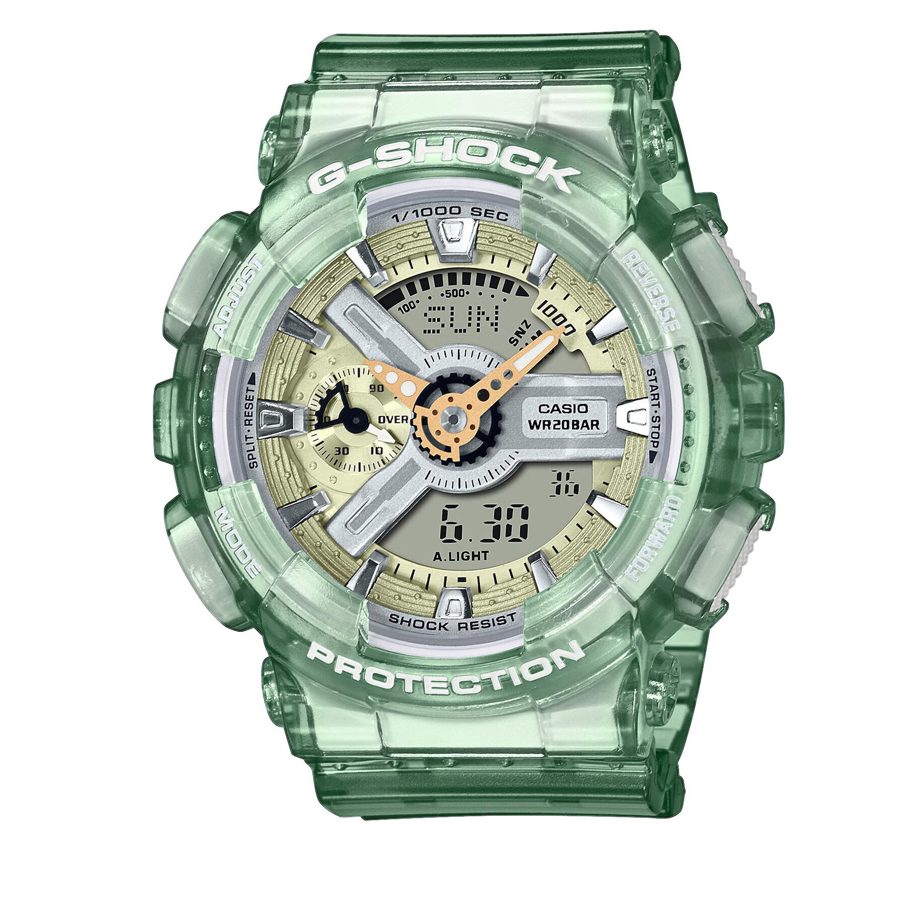 G-Shock Часовник GMA-S110GS-3AER Зелен - Pepit.bg