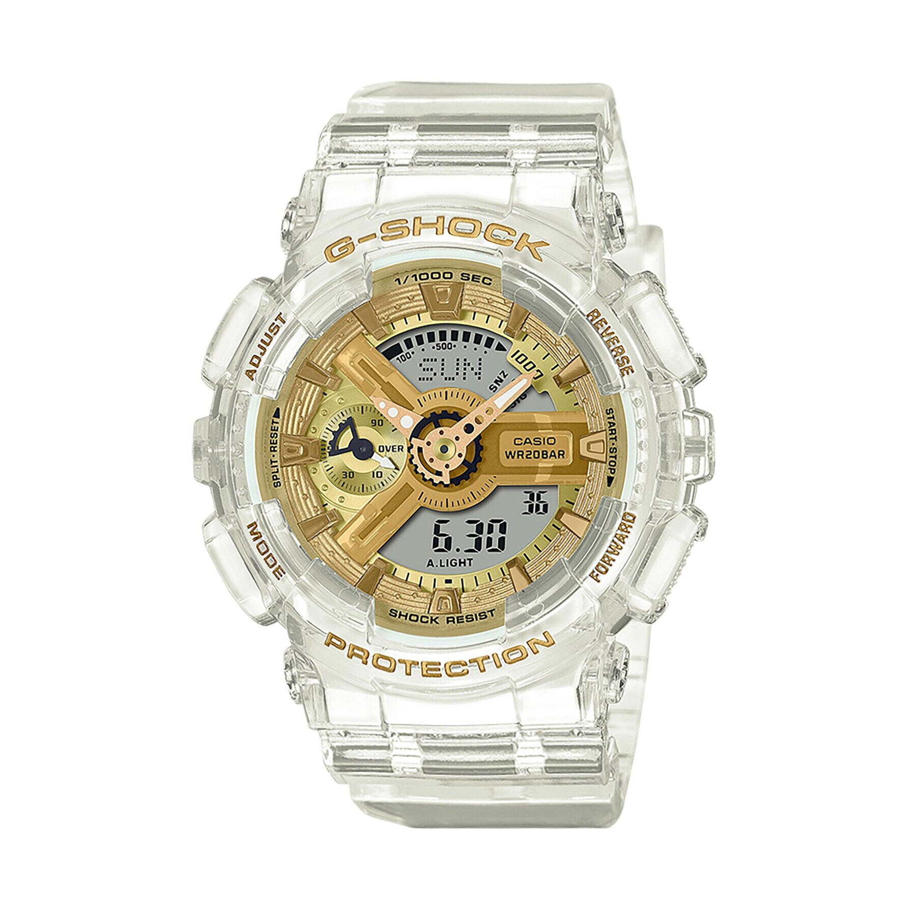 G-Shock Часовник GMA-S110SG-7AER Златист - Pepit.bg
