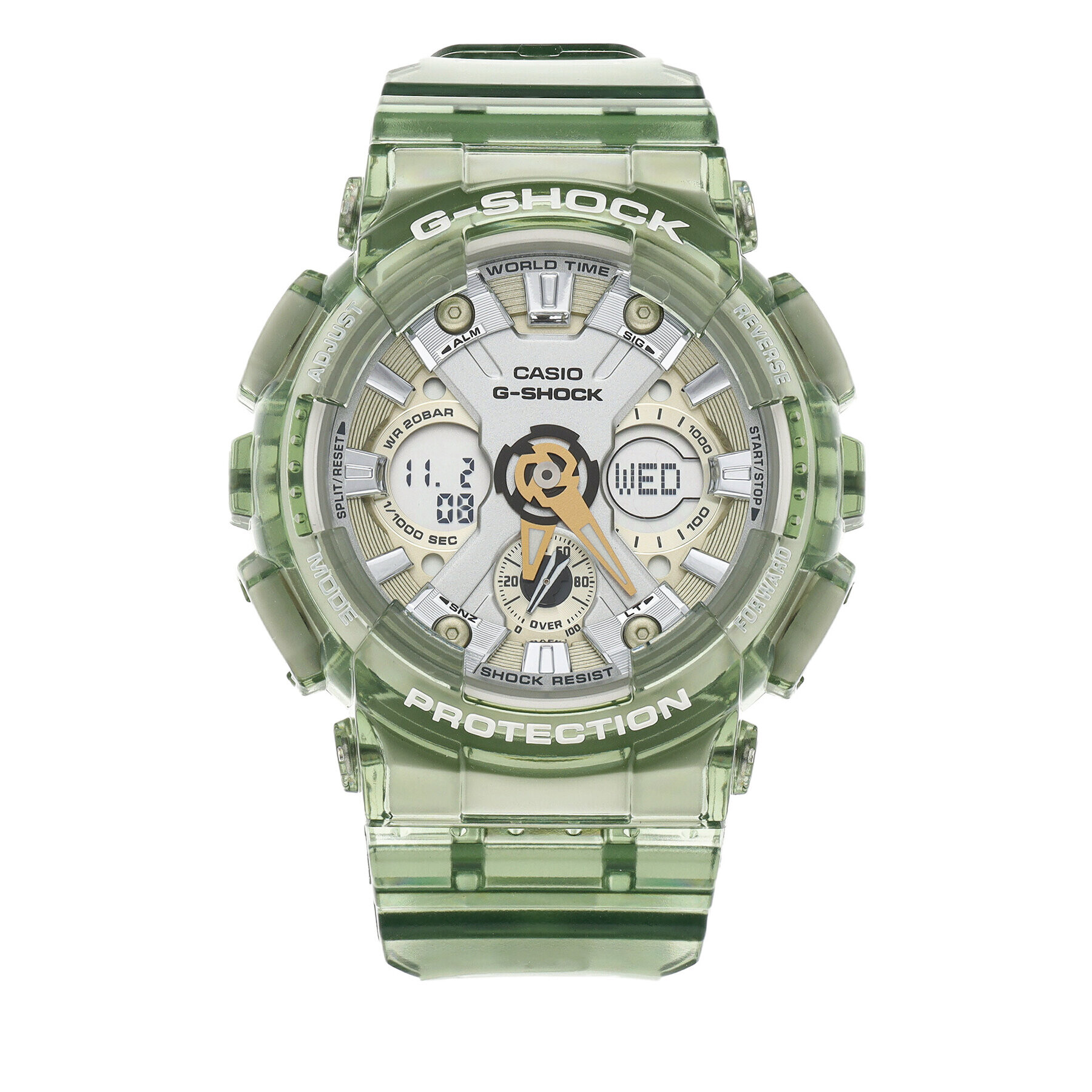 G-Shock Часовник GMA-S120GS-3AER Зелен - Pepit.bg