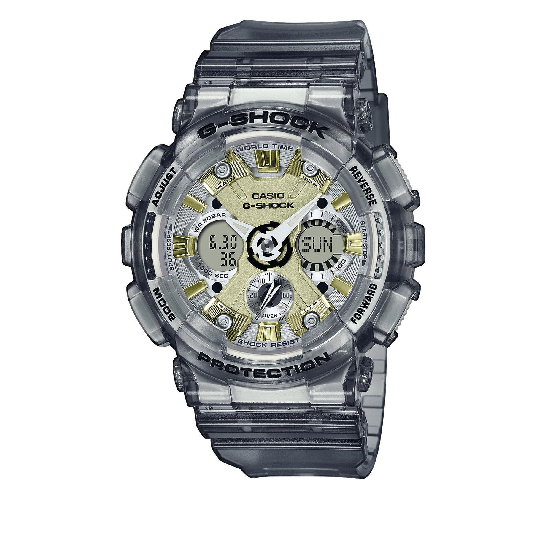 G-Shock Часовник GMA-S120GS-8AER Сив - Pepit.bg