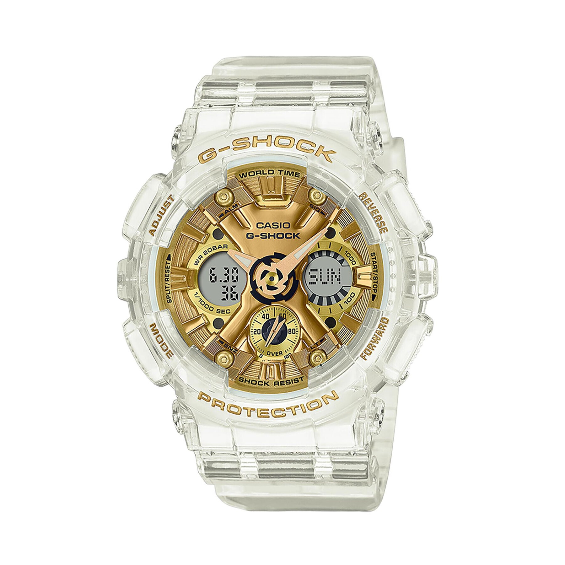 G-Shock Часовник GMA-S120SG-7AER Златист - Pepit.bg