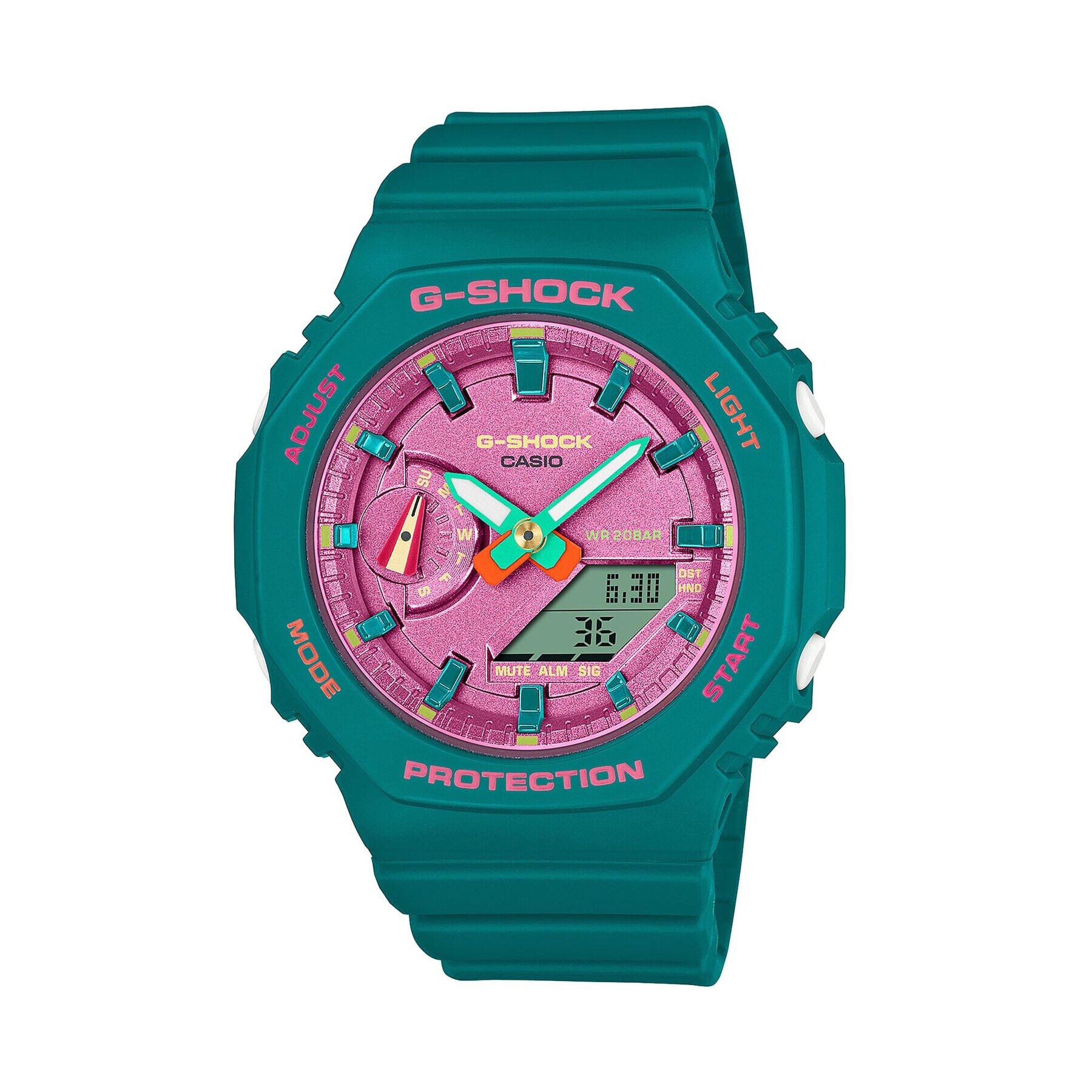 G-Shock Часовник GMA-S2100BS-3AER Зелен - Pepit.bg