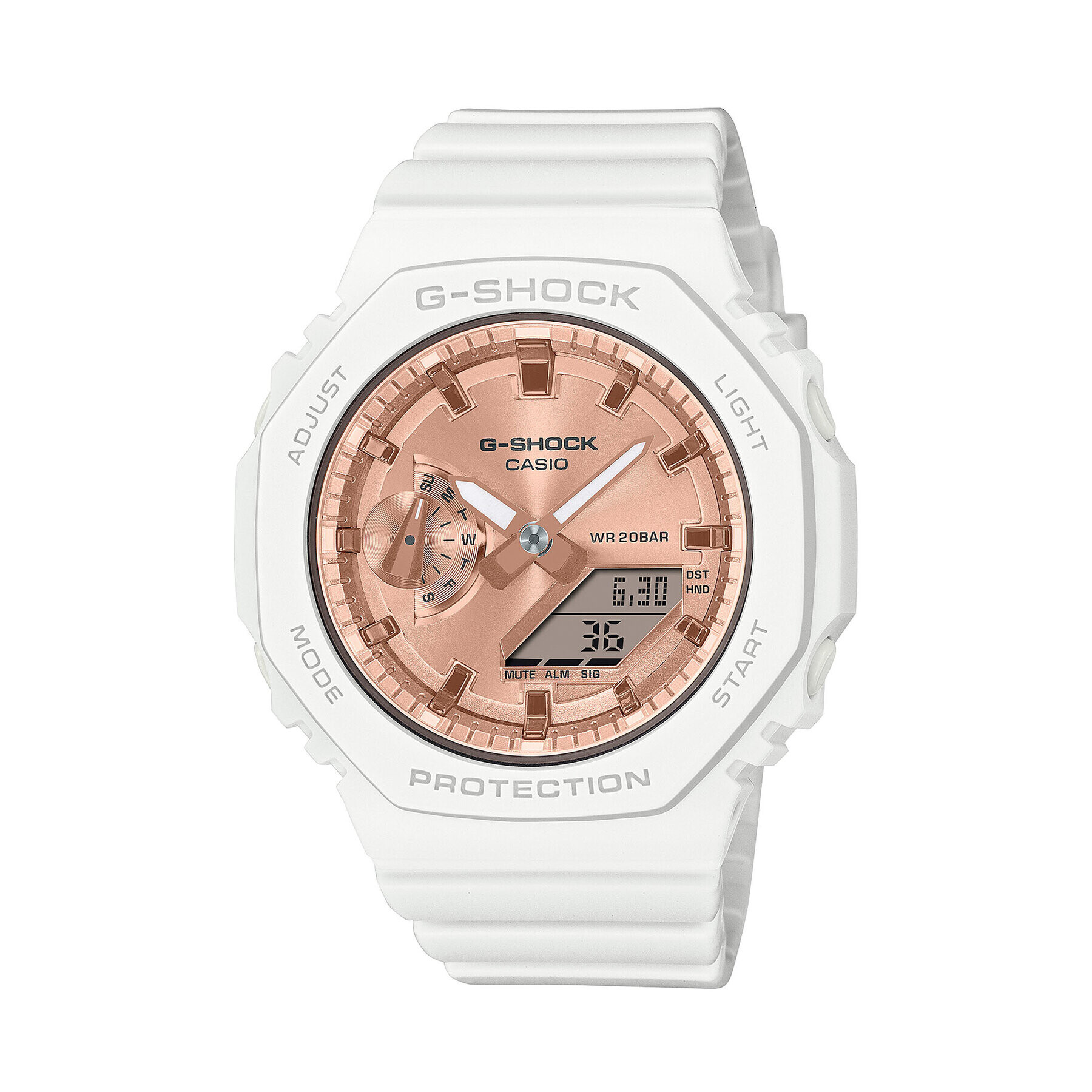 G-Shock Часовник GMA-S2100MD-7AER Бял - Pepit.bg