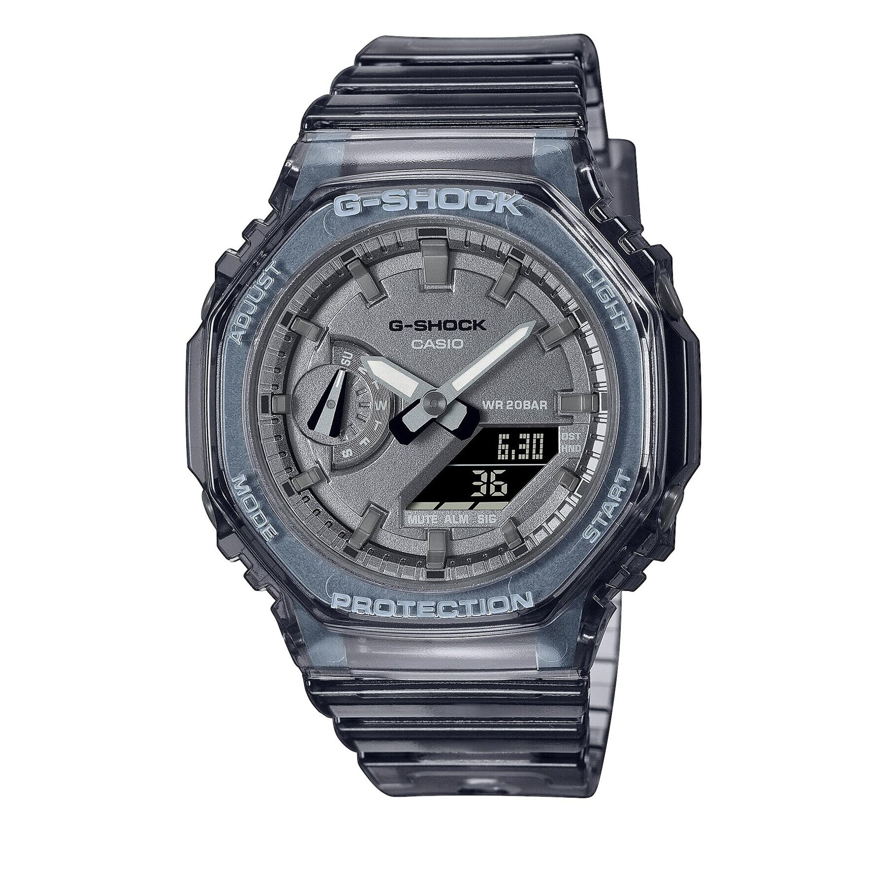 G-Shock Часовник GMA-S2100SK-1AER Сив - Pepit.bg