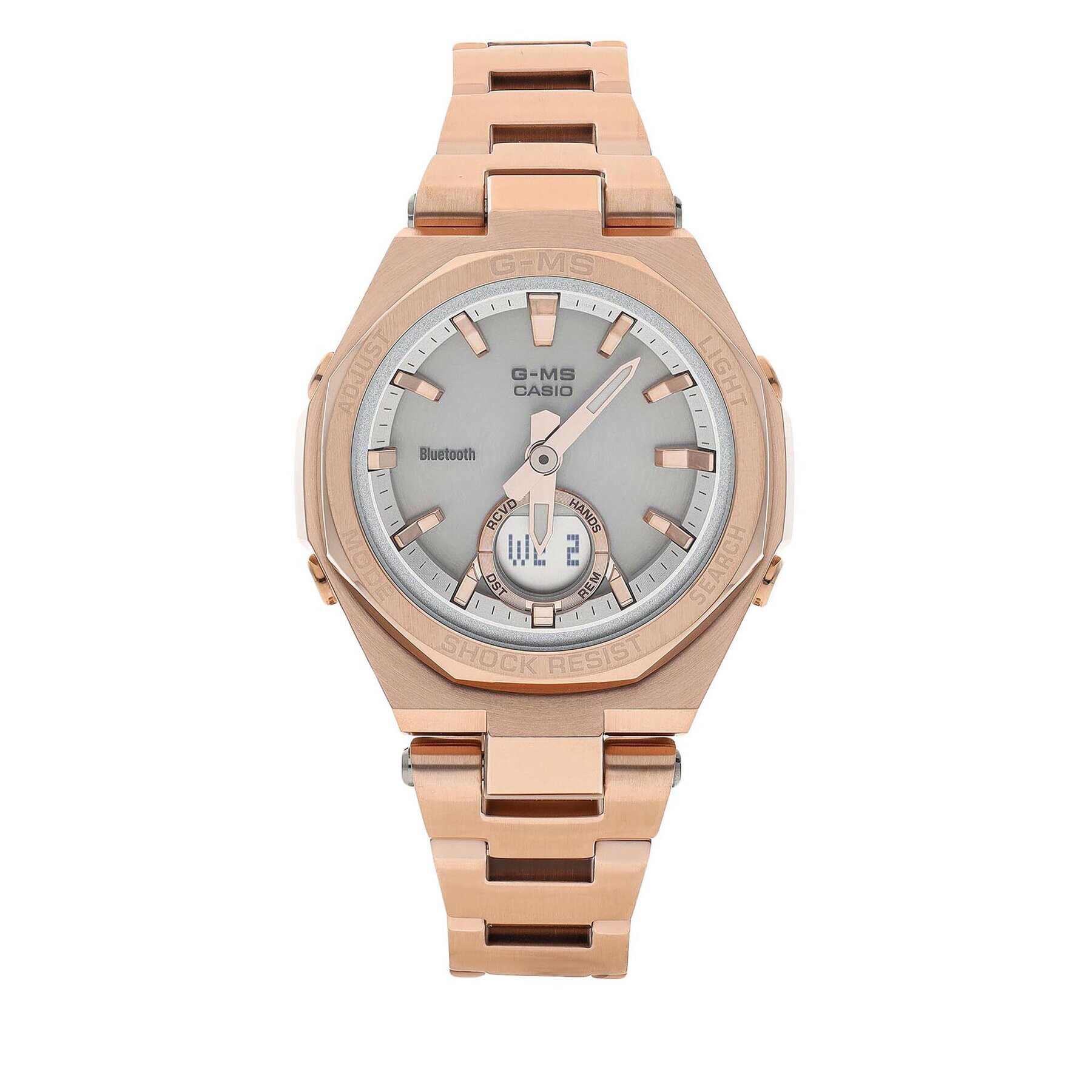 G-Shock Часовник MSG-B100DG-4AER Розов - Pepit.bg