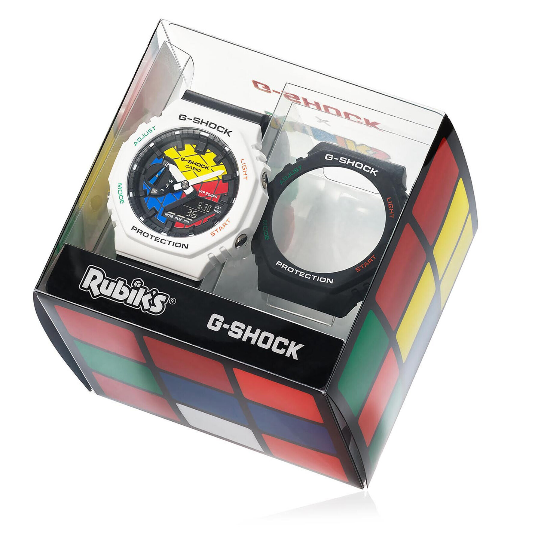 G-Shock Часовник Rubik's GAE-2100RC -1AER Черен - Pepit.bg