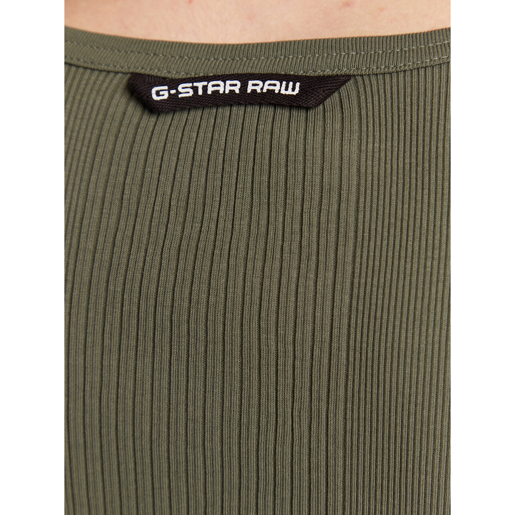 G-Star Raw Блуза Rib D22073-C678-8165 Зелен Slim Fit - Pepit.bg